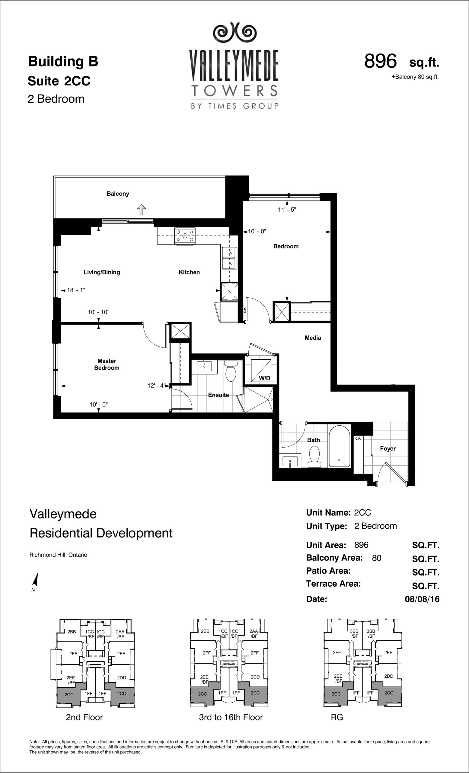 2CC floor plan