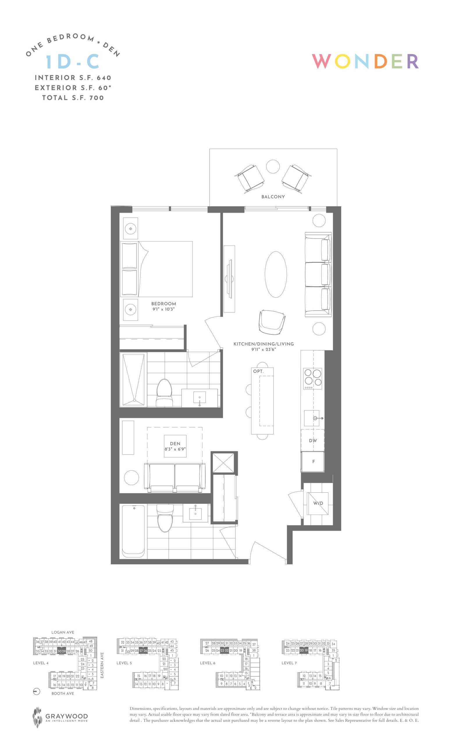 1D-C floor plan