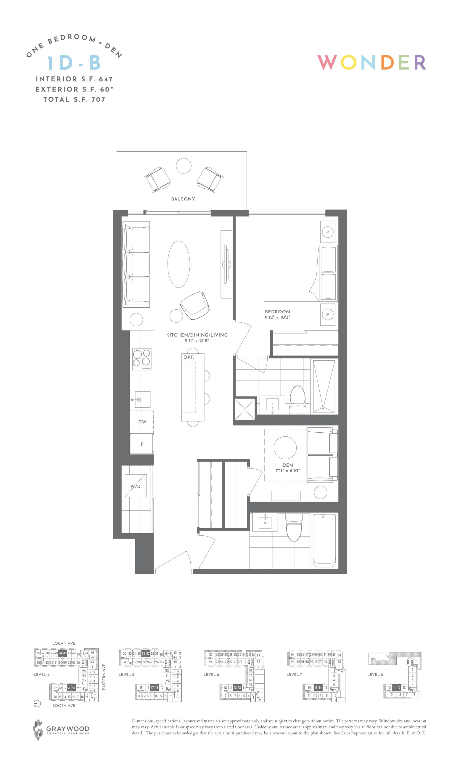 1D-B floor plan