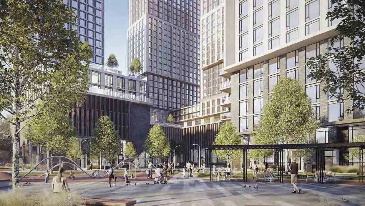 300 The East Mall in Toronto — rendering 4