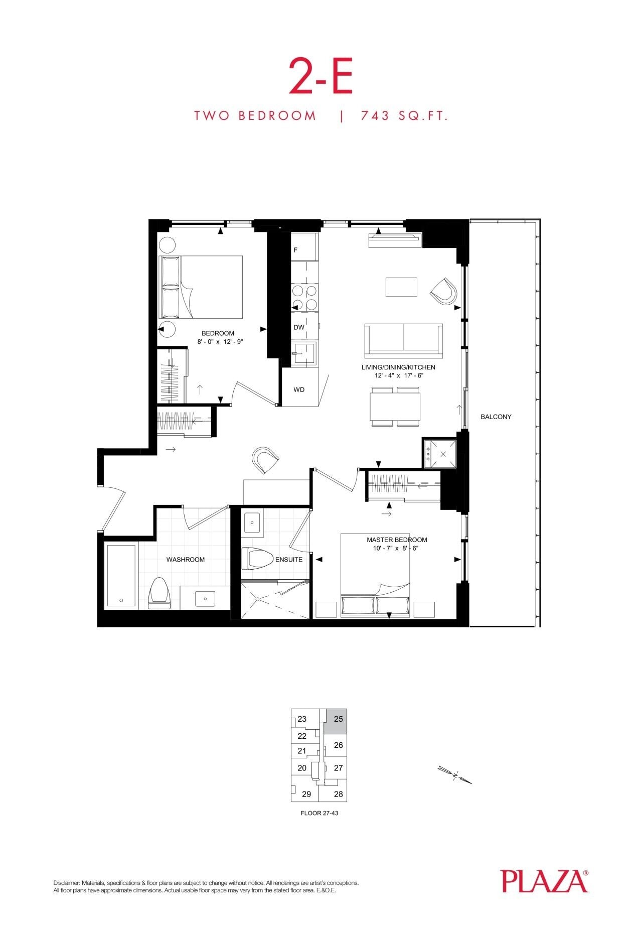 2-E floor plan