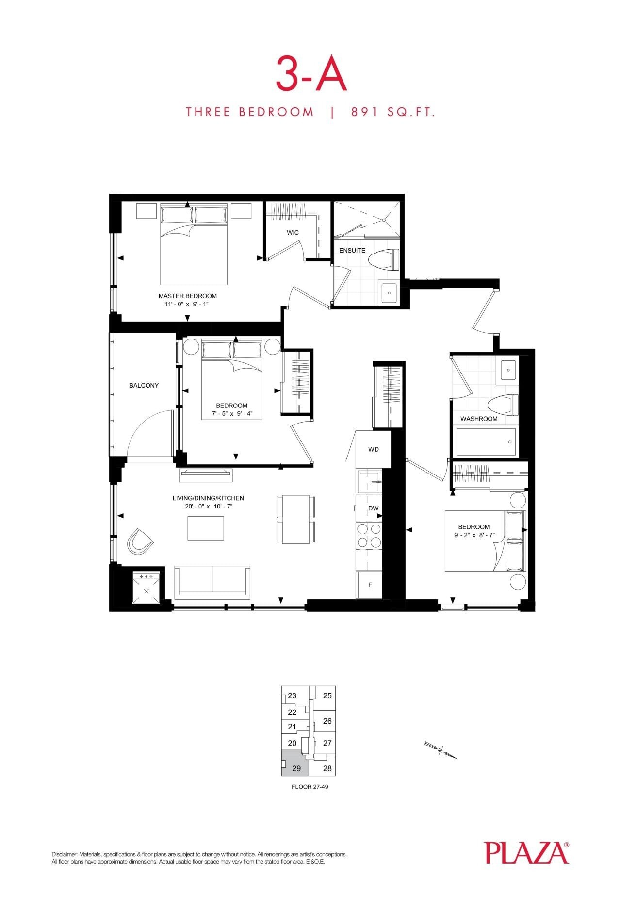 3-A floor plan
