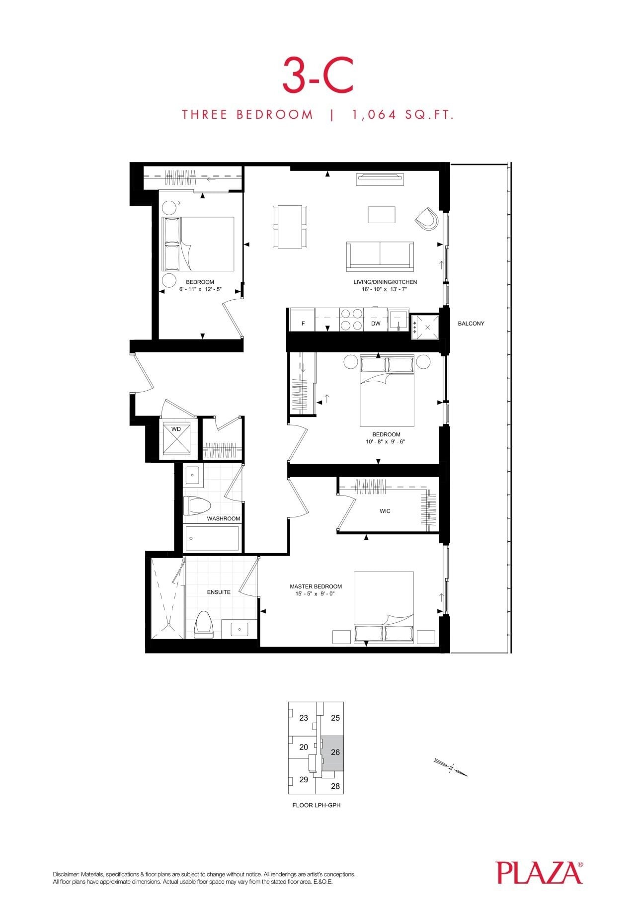 3-C floor plan