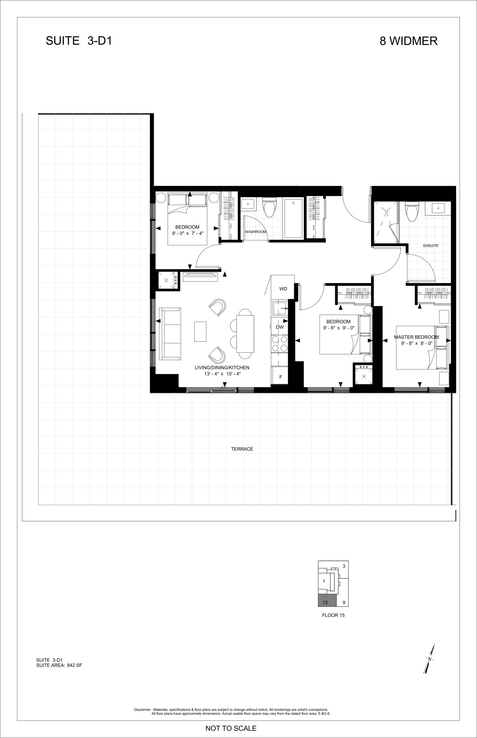 3-D1 floor plan