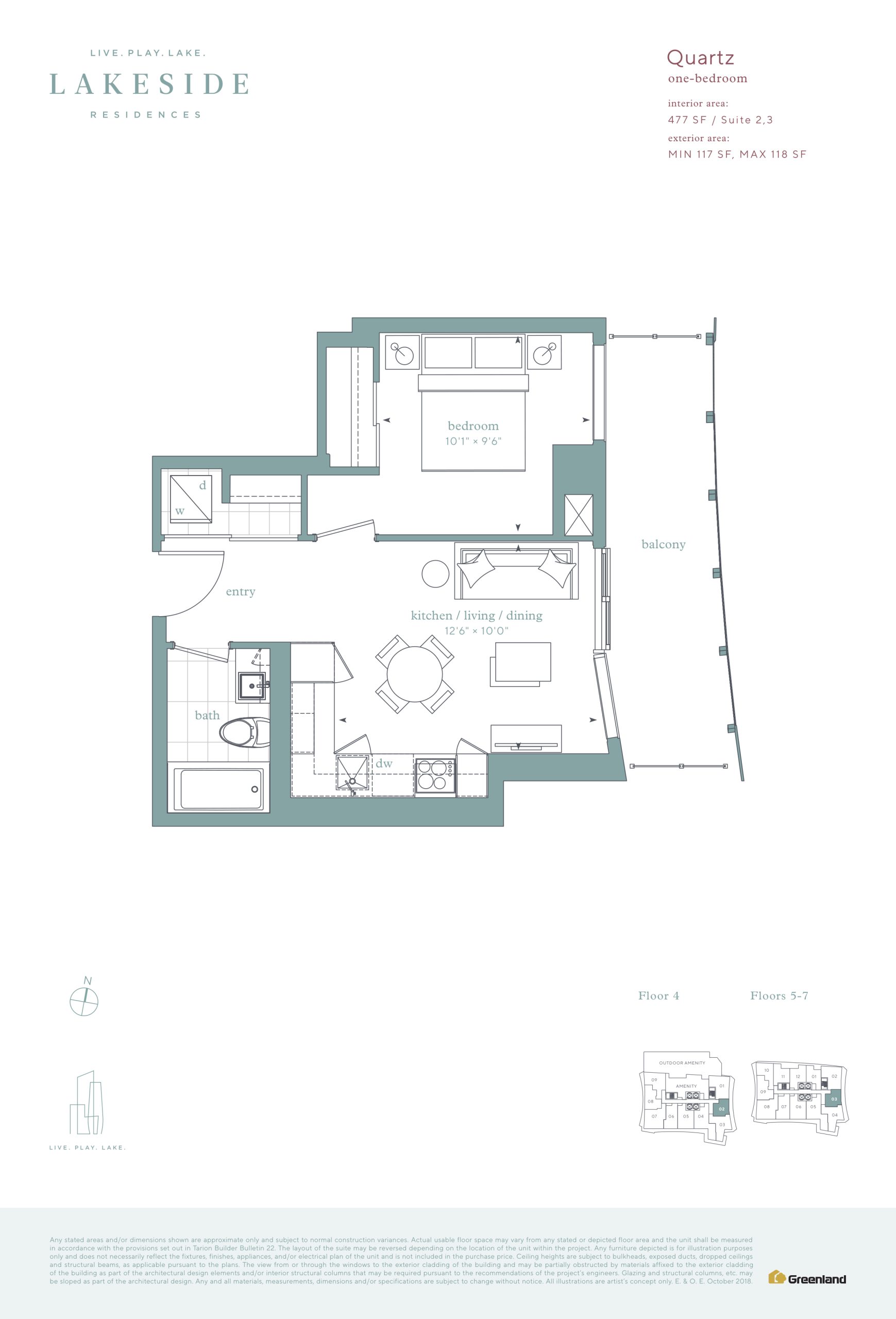 Quartz floor plan