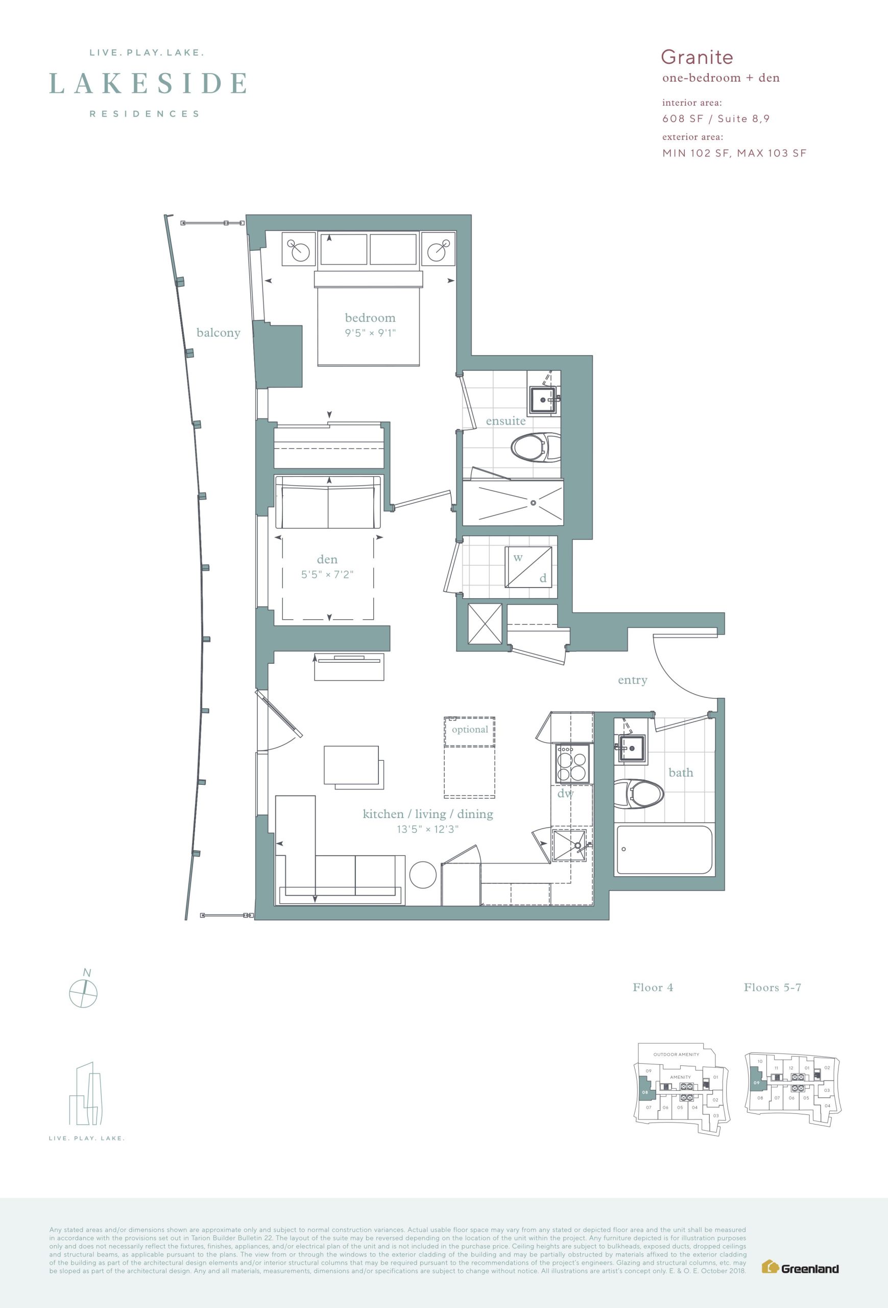 Granite floor plan