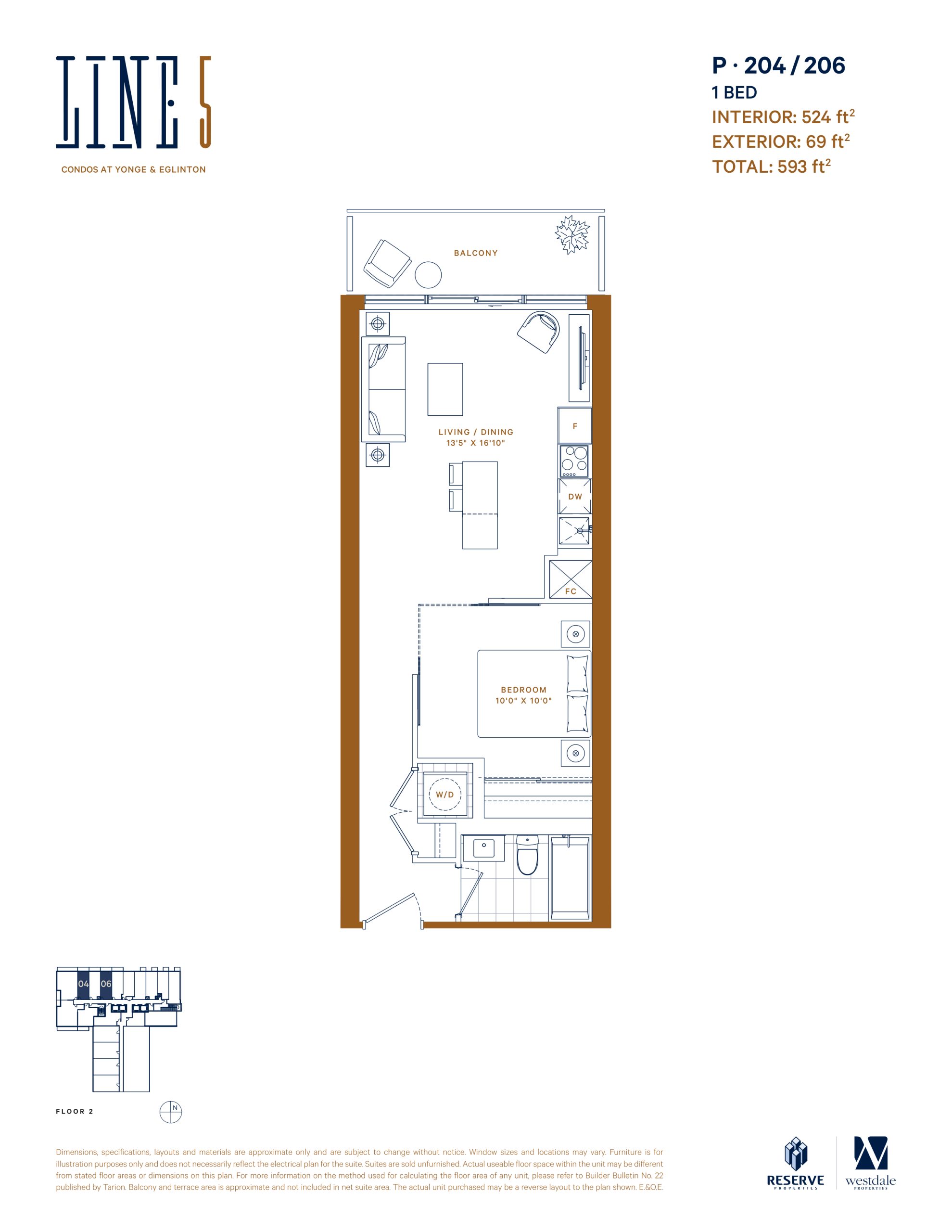P-204/206 floor plan
