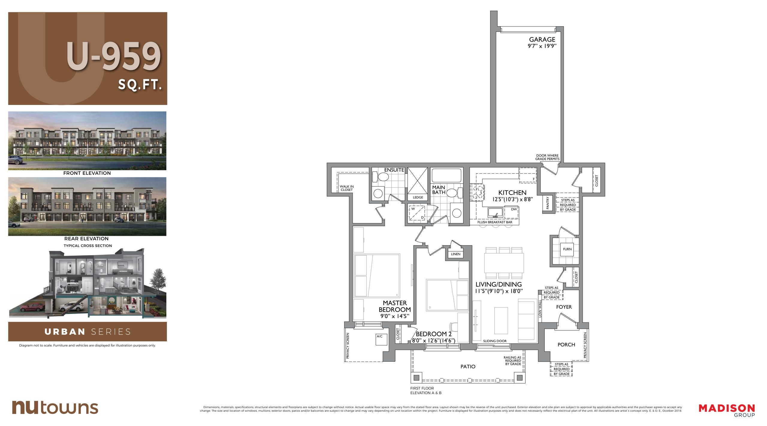 U-959 floor plan