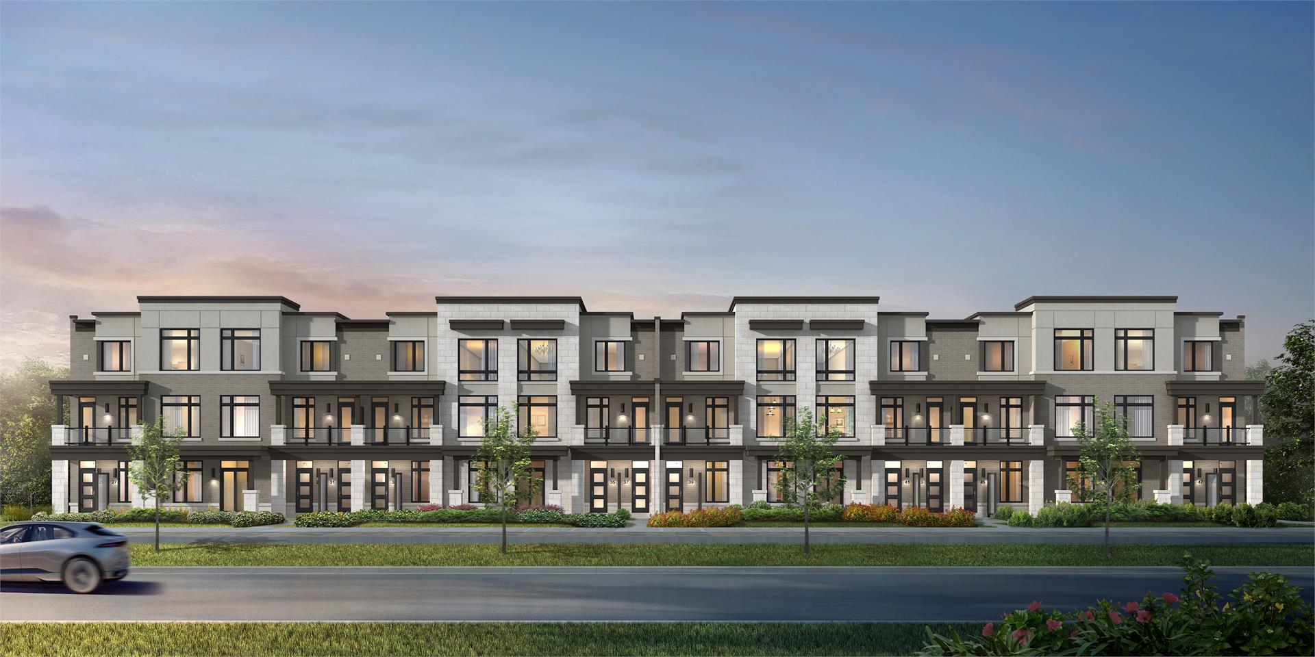 NuTowns in Pickering — rendering 3