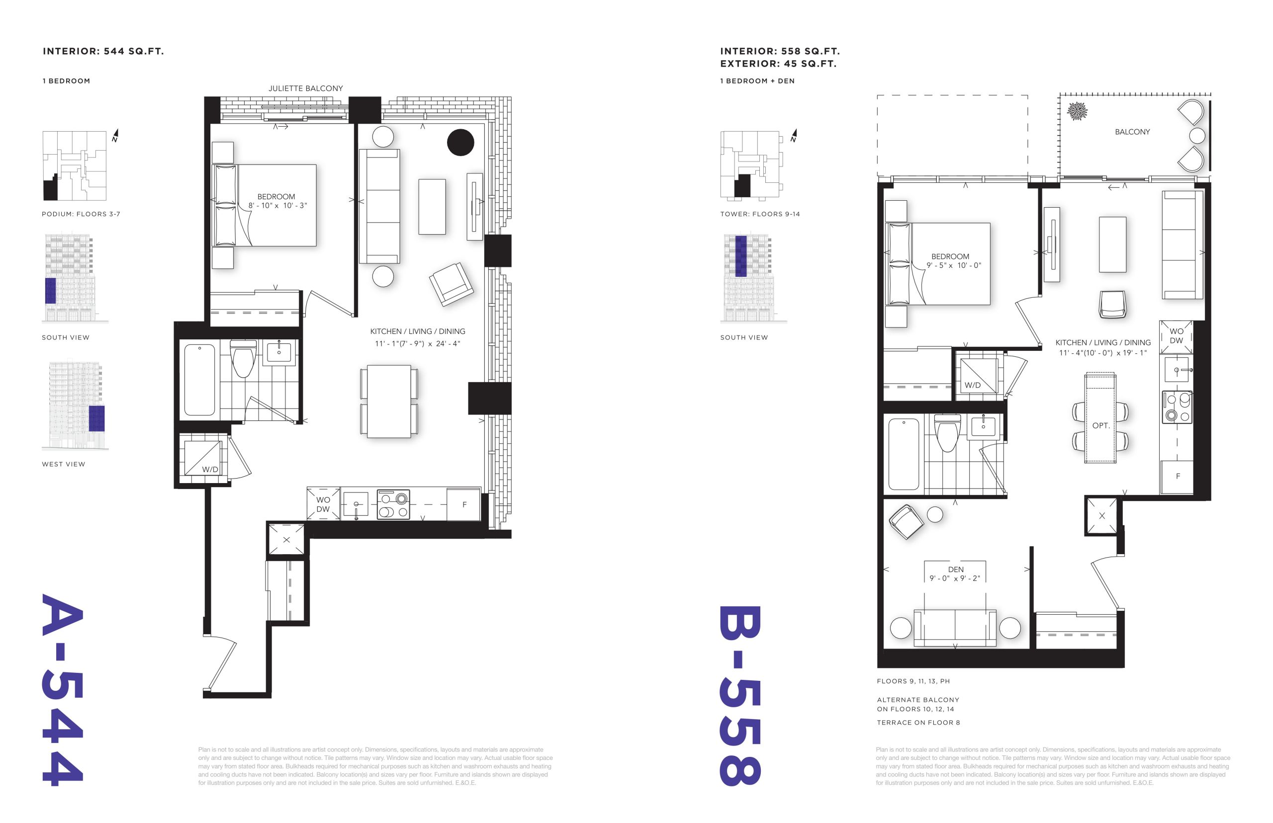 A-544 floor plan