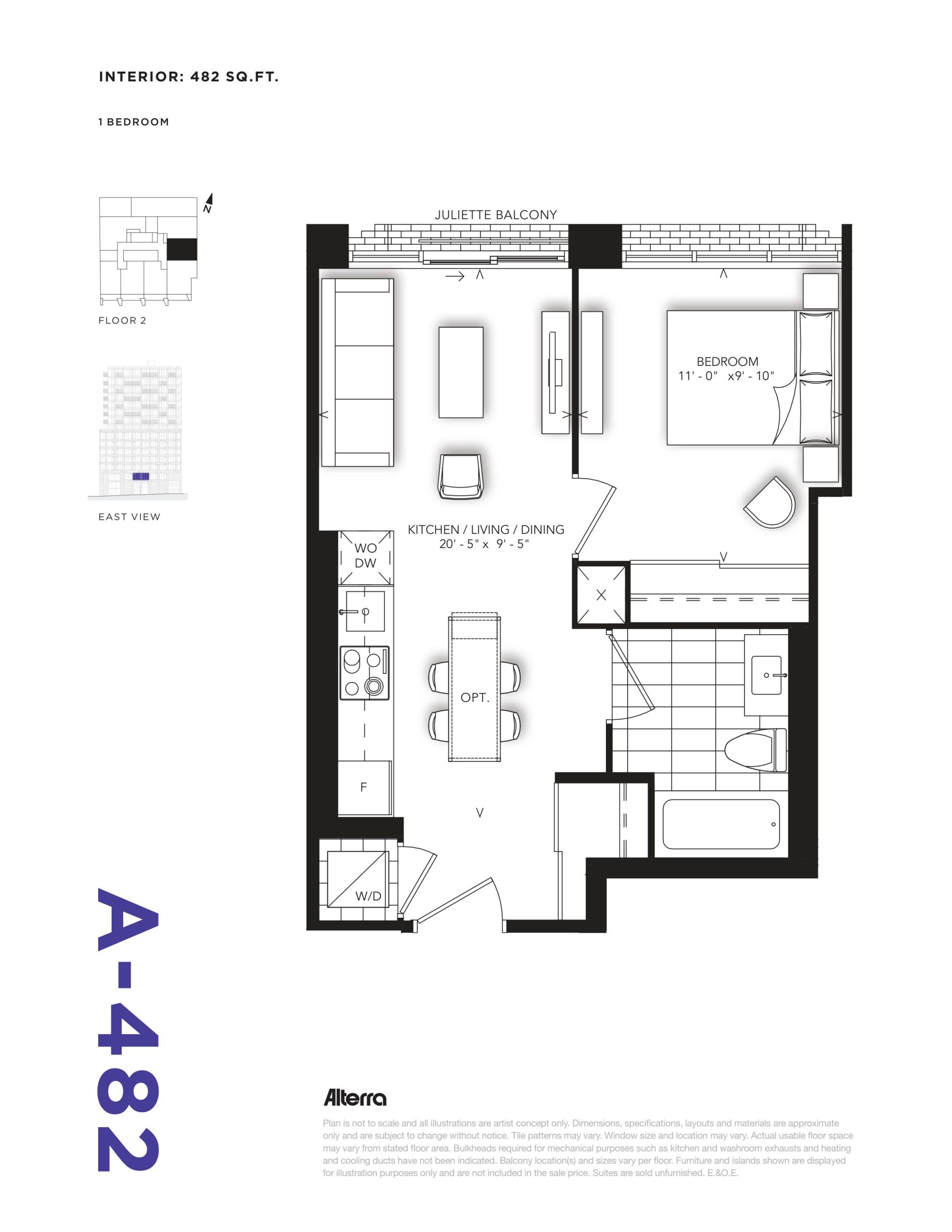 A-482 floor plan