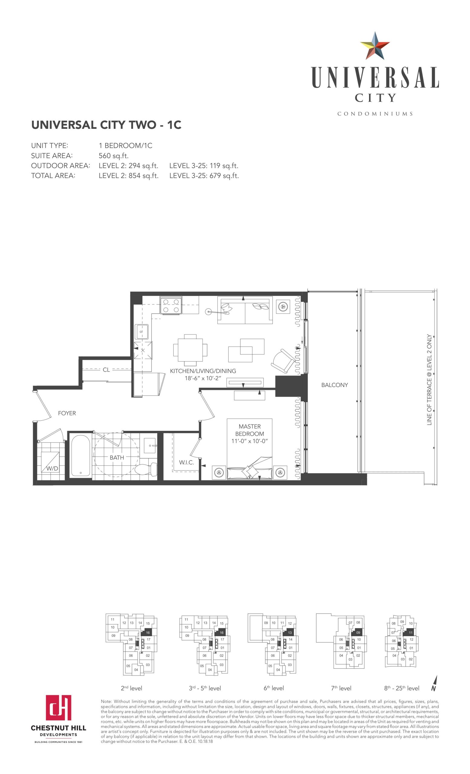 1C floor plan