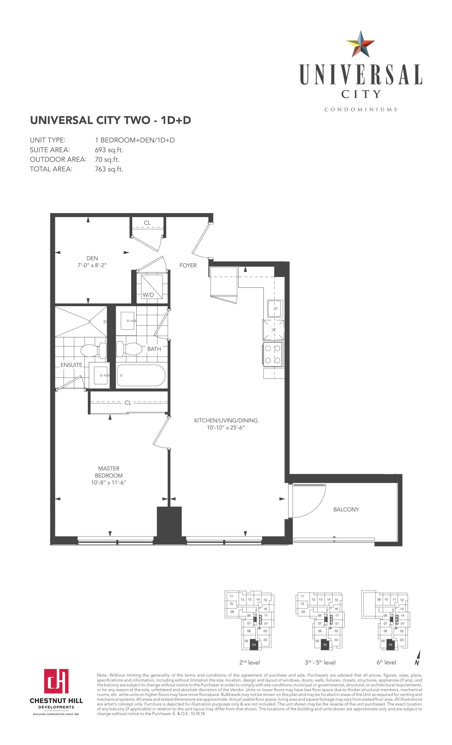1D+D floor plan