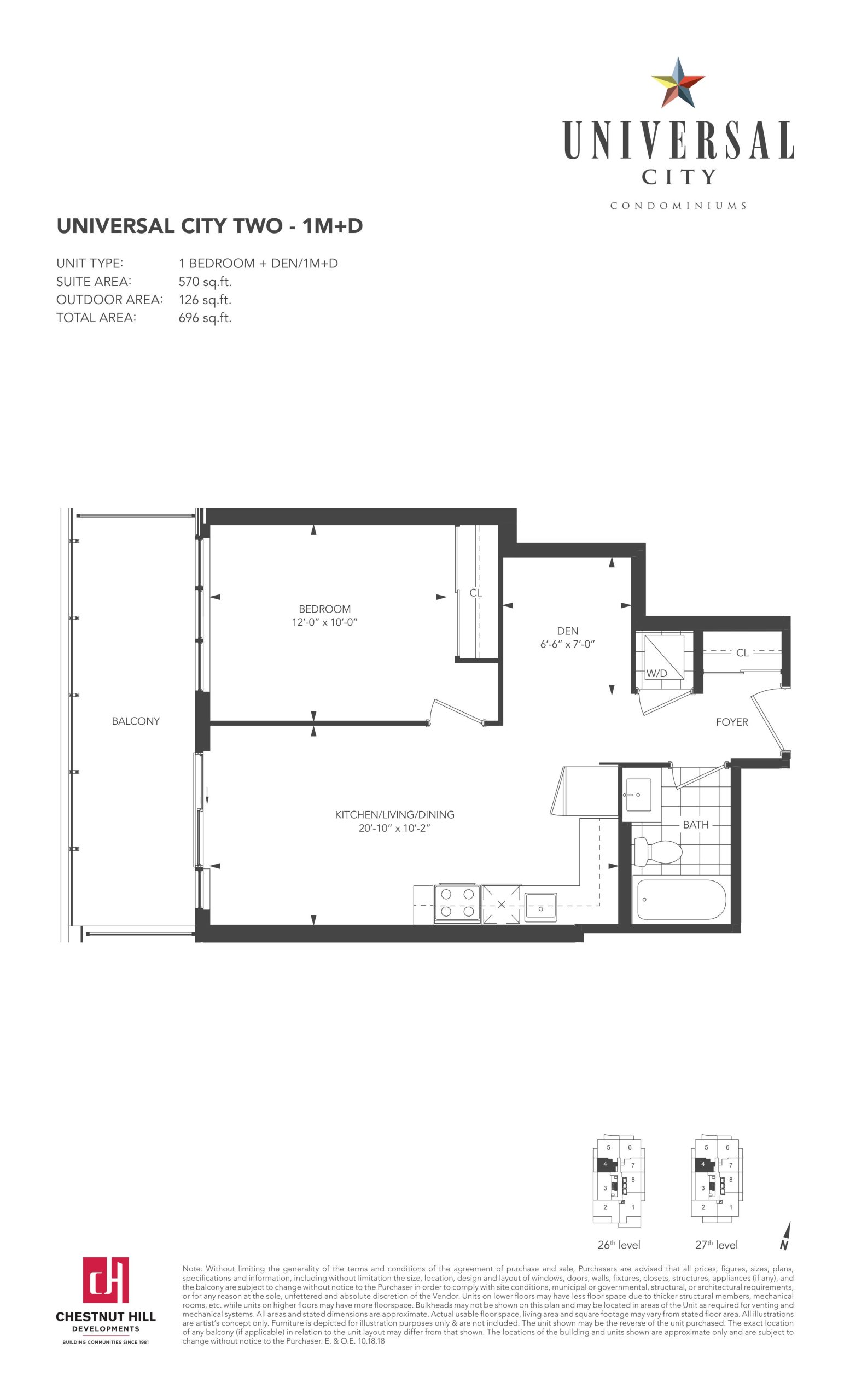 1M+D floor plan