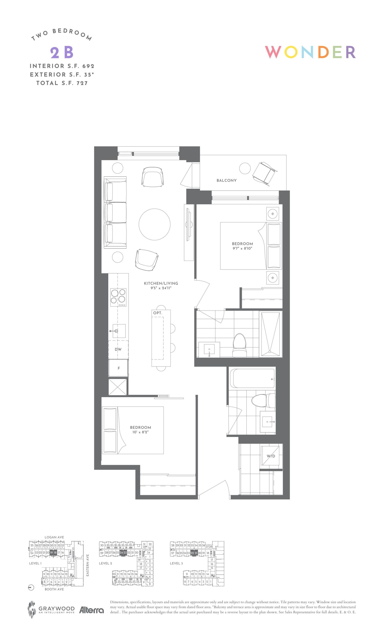 2-B floor plan