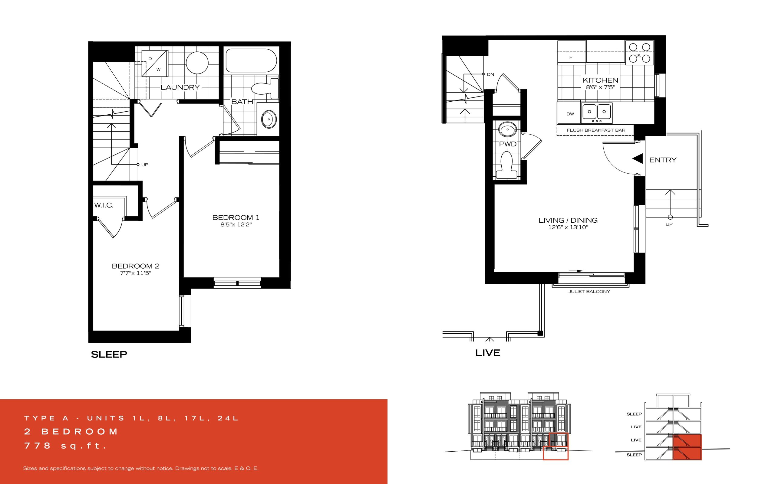 Type A floor plan