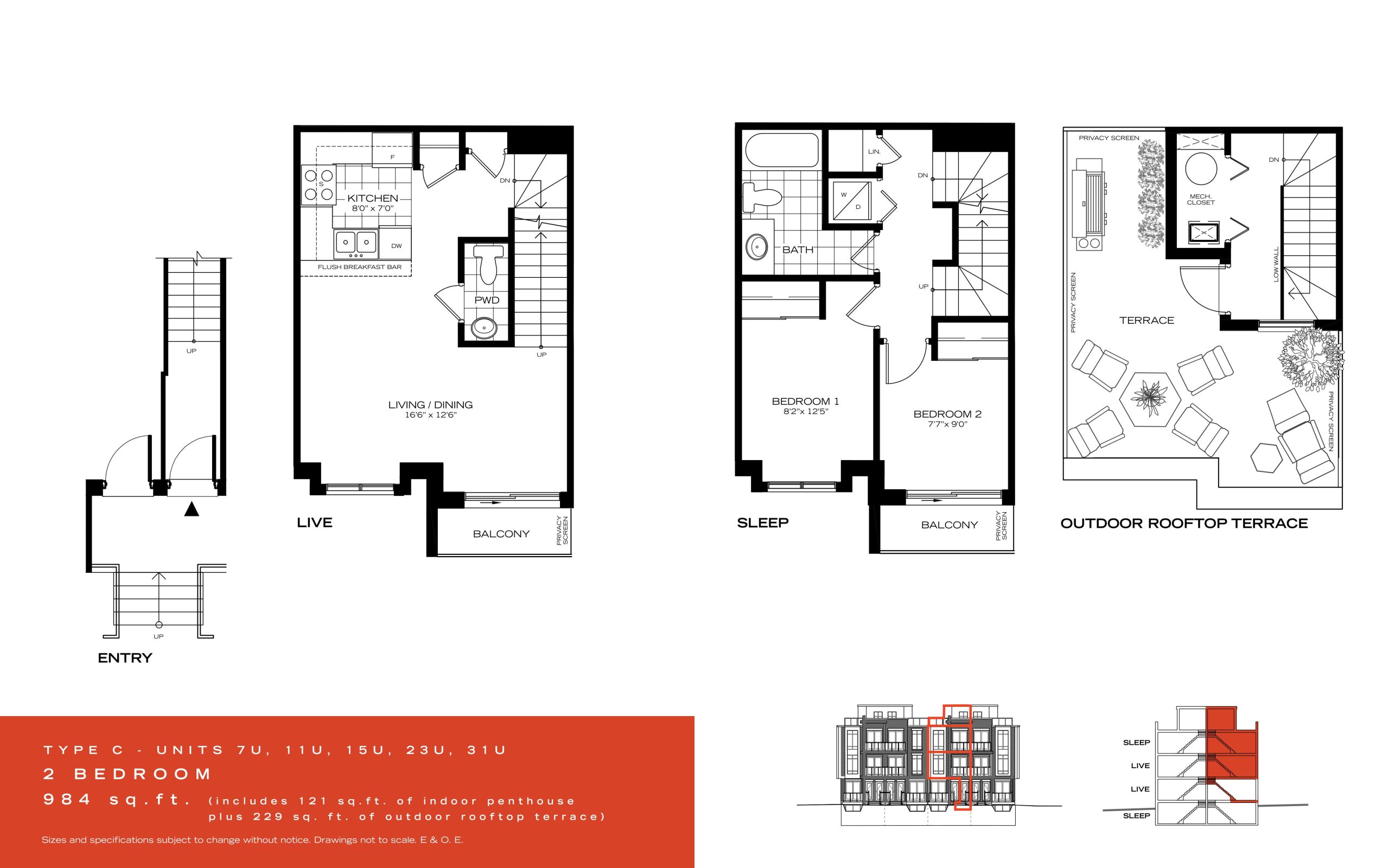 Type C floor plan