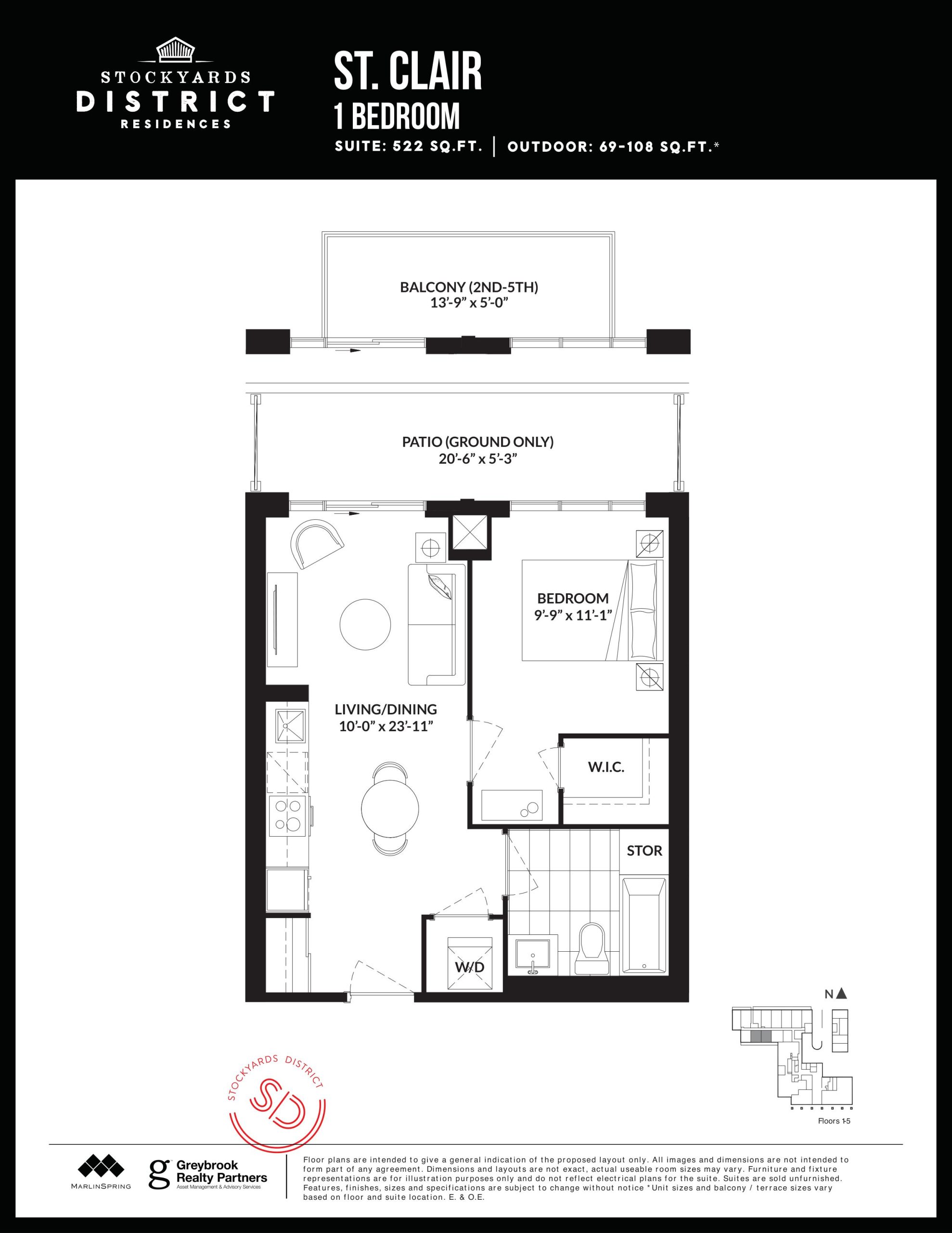St. Clair floor plan