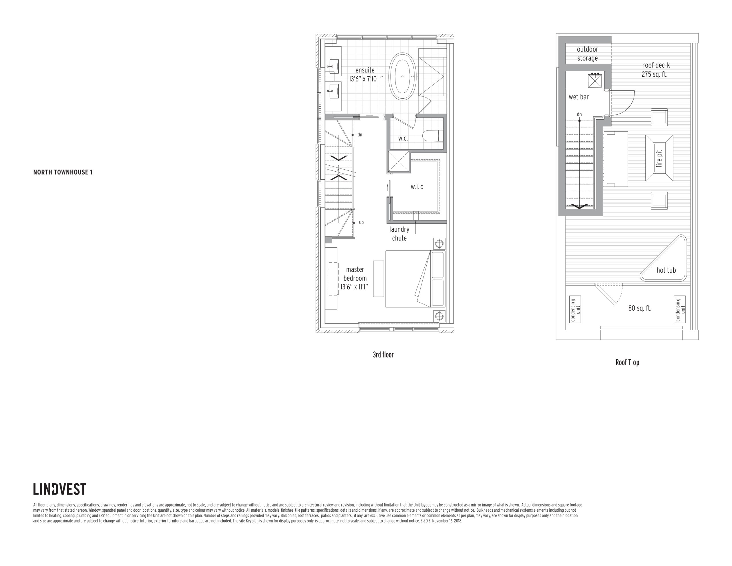 North Townhouse - 1 (2/2) floor plan