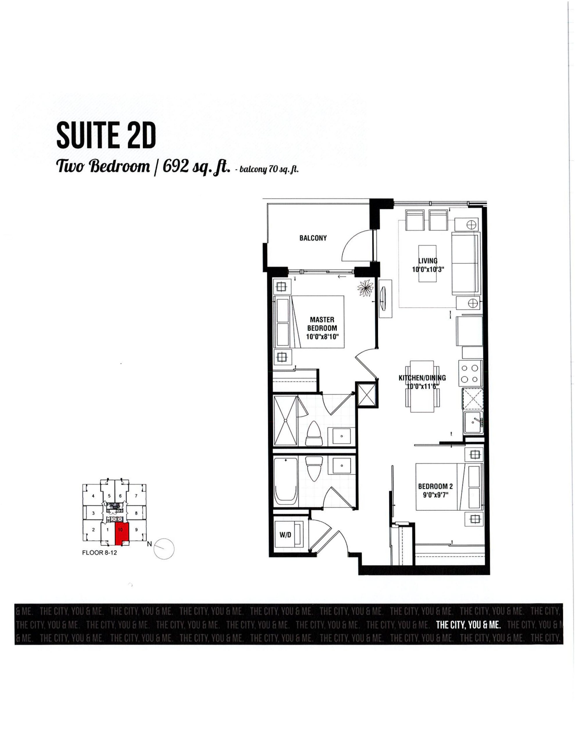 Suite 2D floor plan