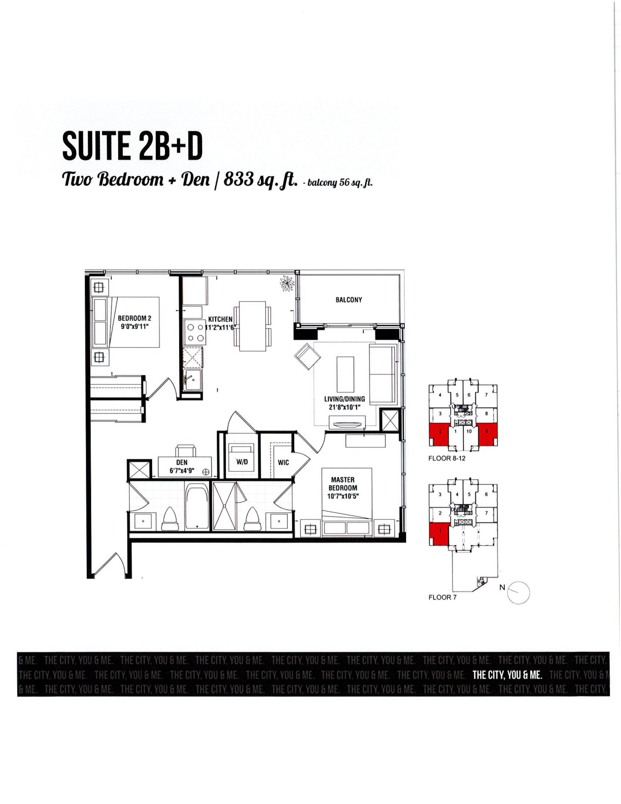 Suite 2B+D floor plan
