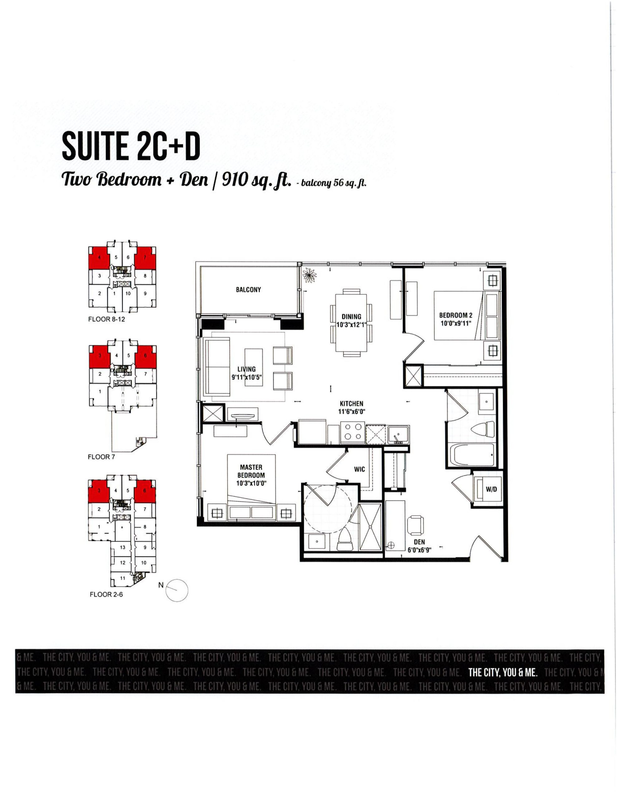 Suite 2C+D floor plan