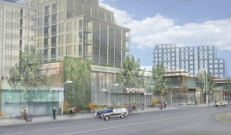Humbertown Redevelopment in Toronto — rendering 2