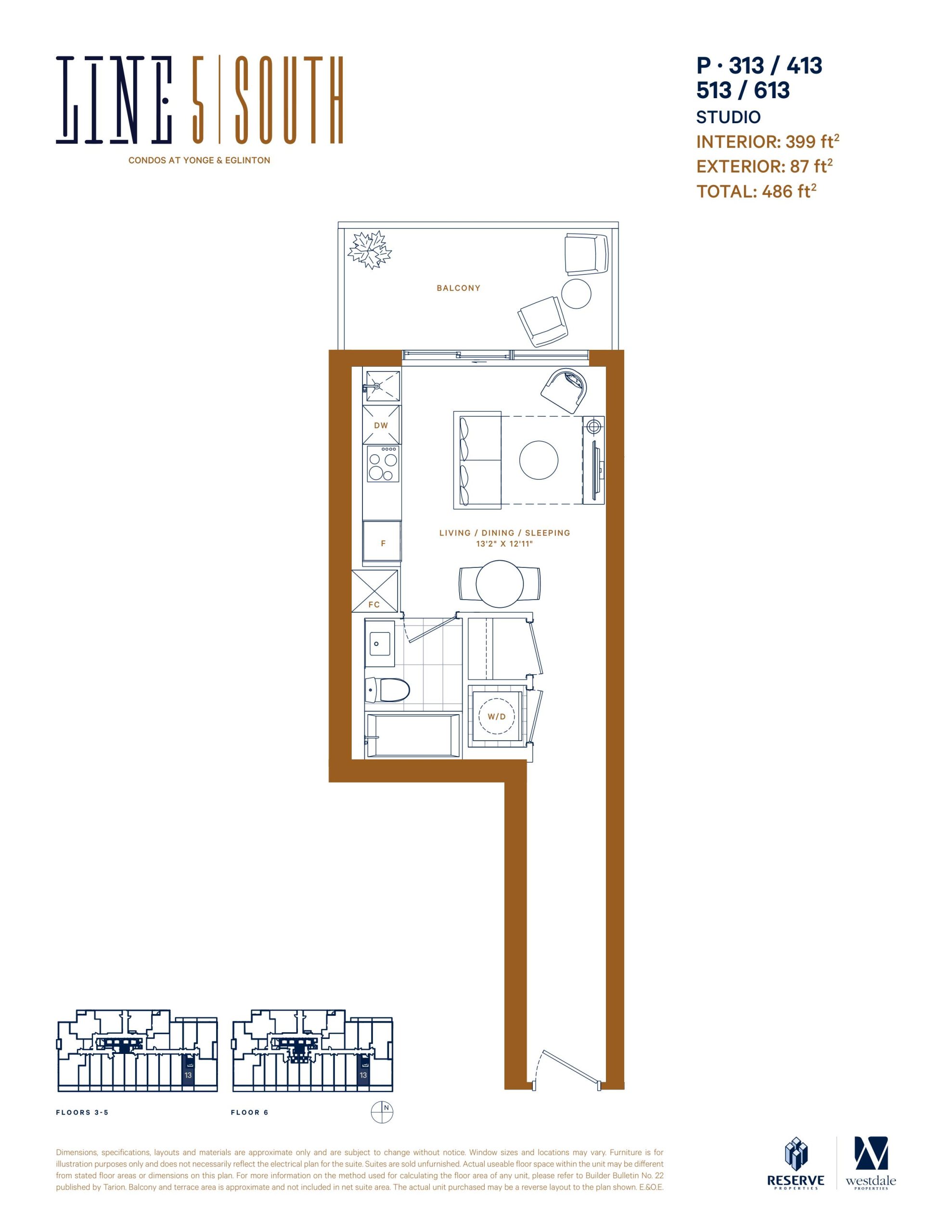 P-211 / 212 floor plan