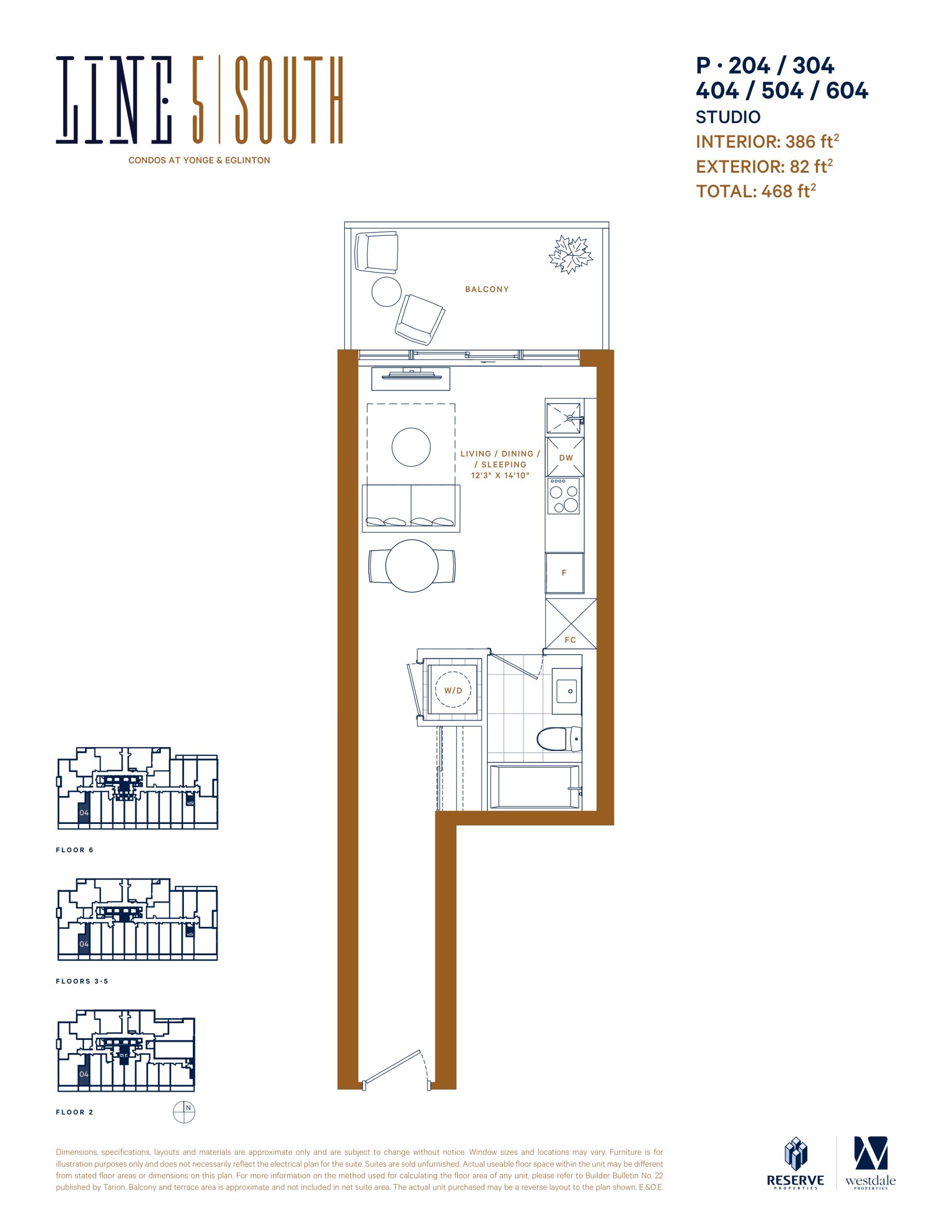 P-204 / 304 / 404 / 504 / 604 floor plan