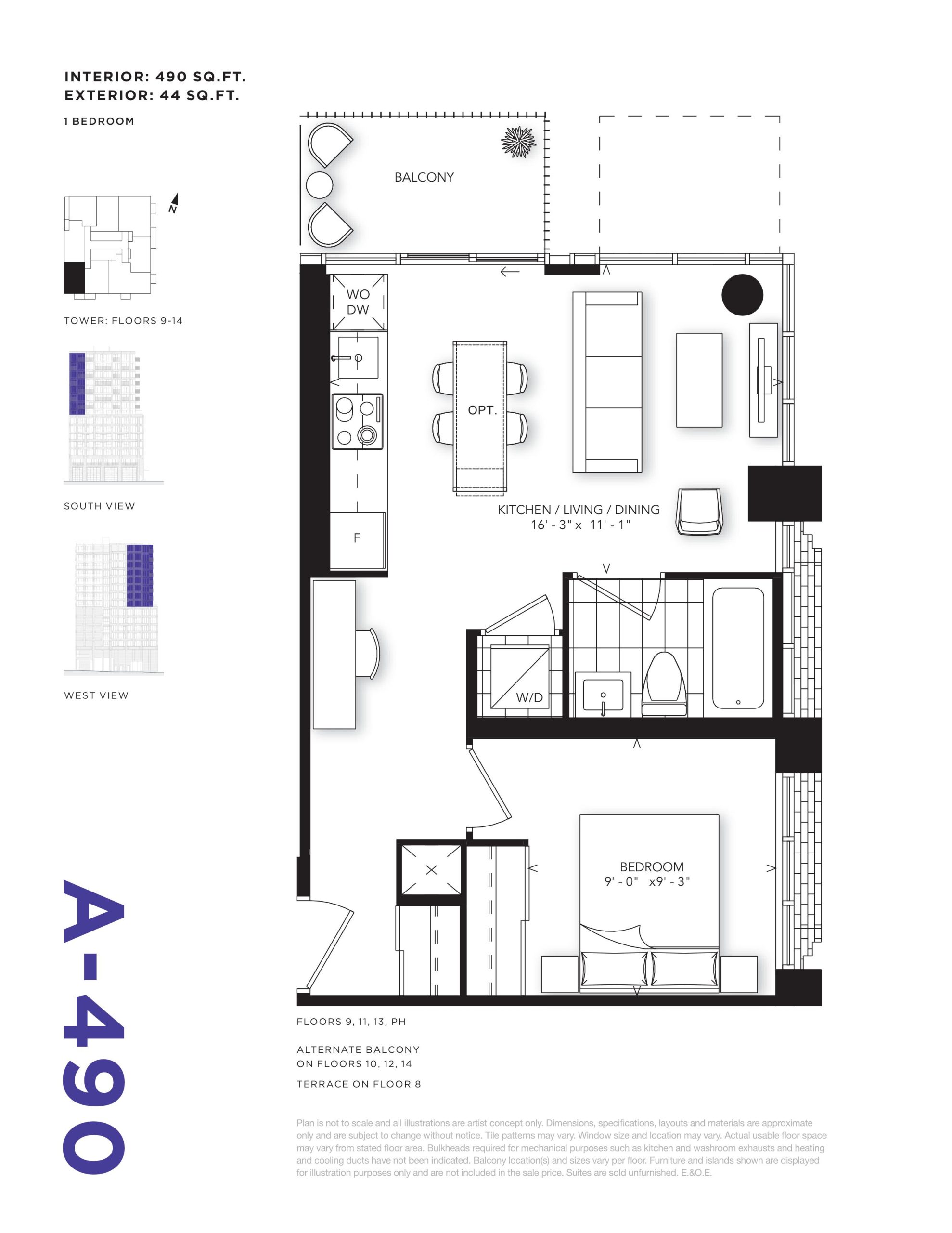 A-490 floor plan