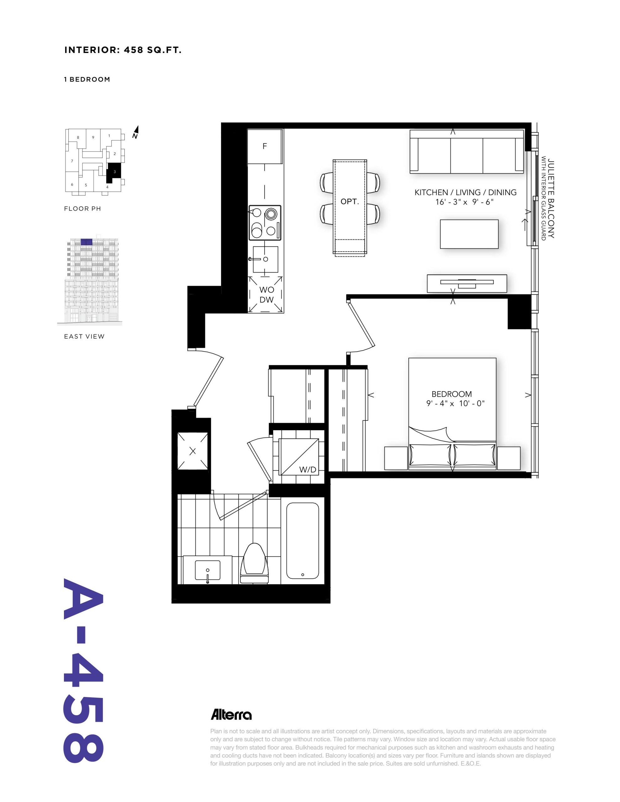 A-458 floor plan