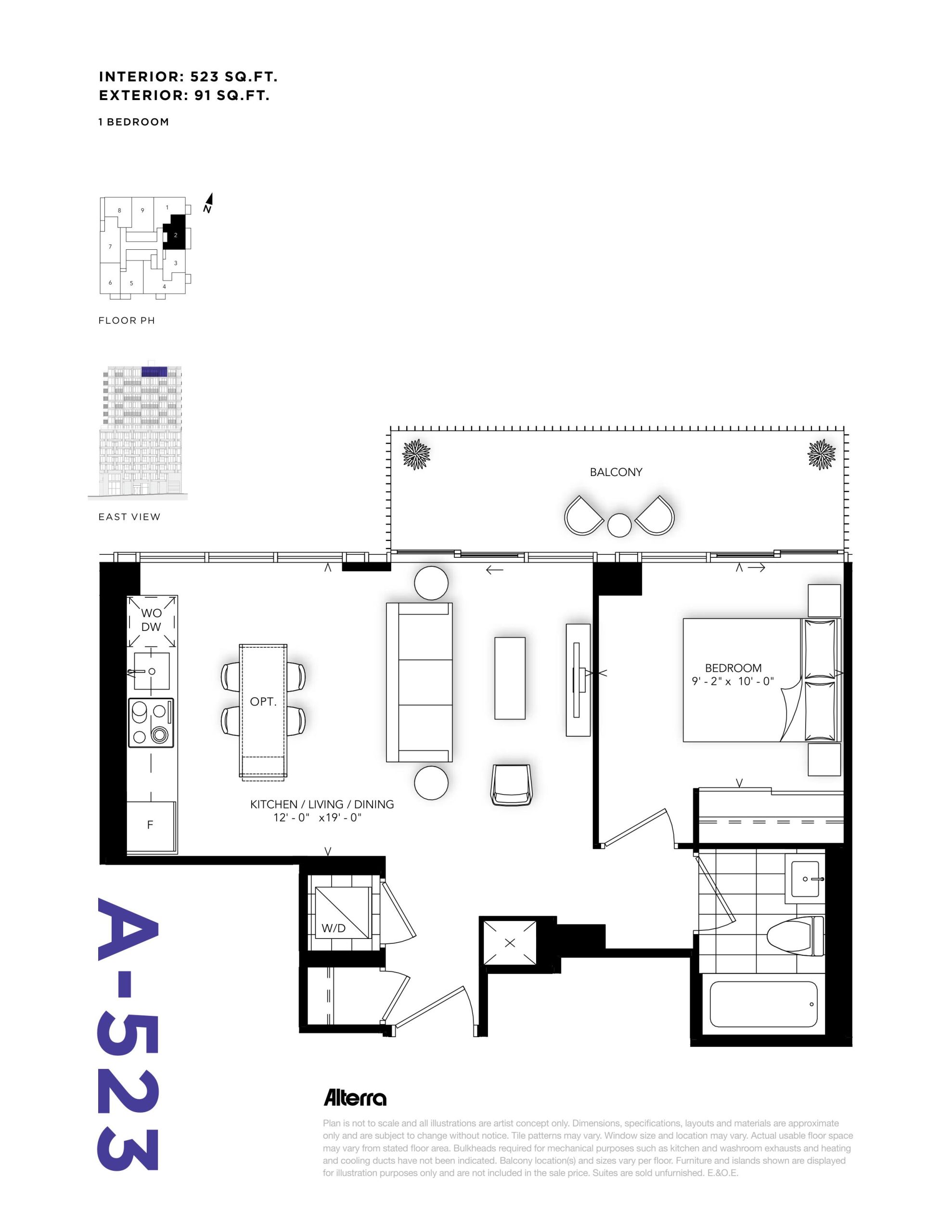 A-523 floor plan