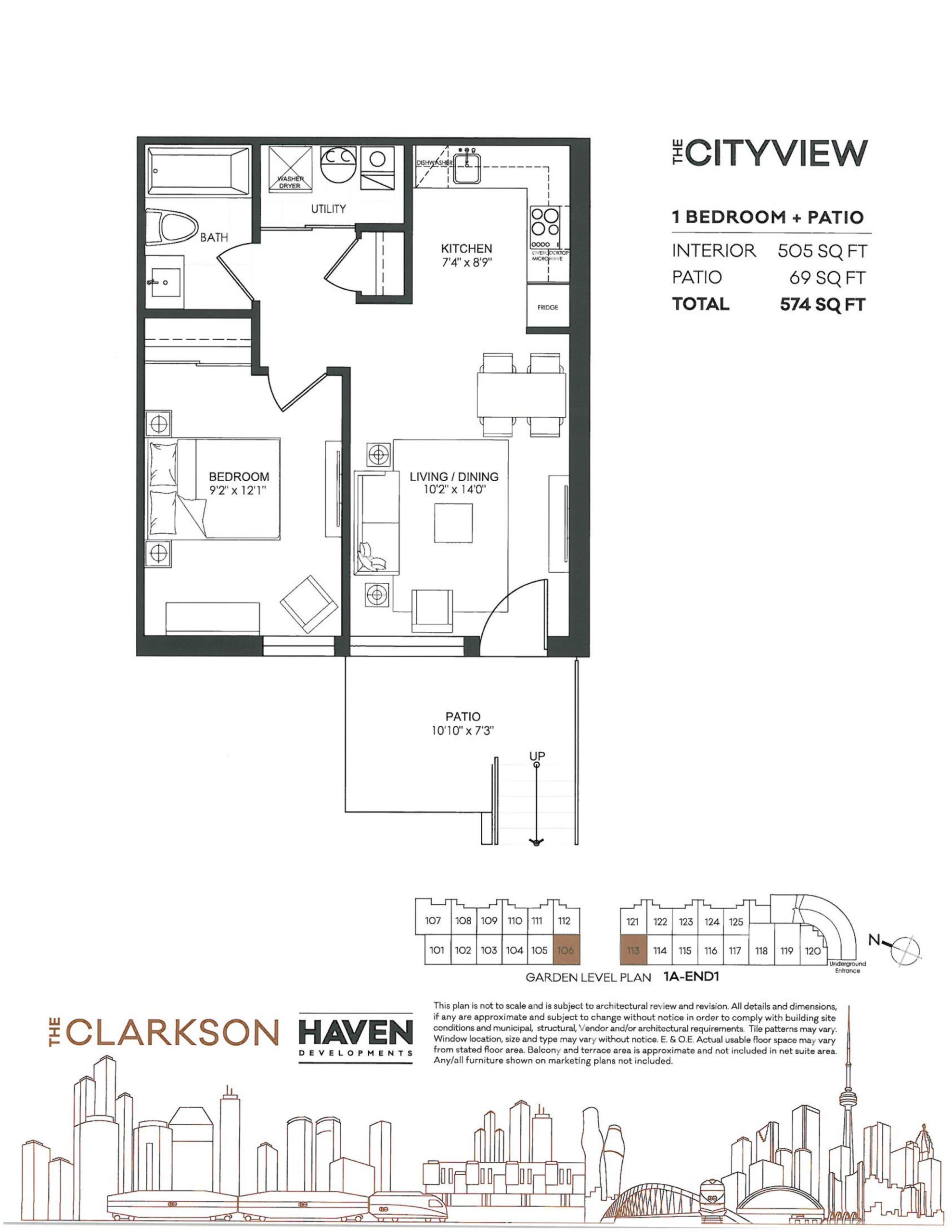 The Cityview floor plan