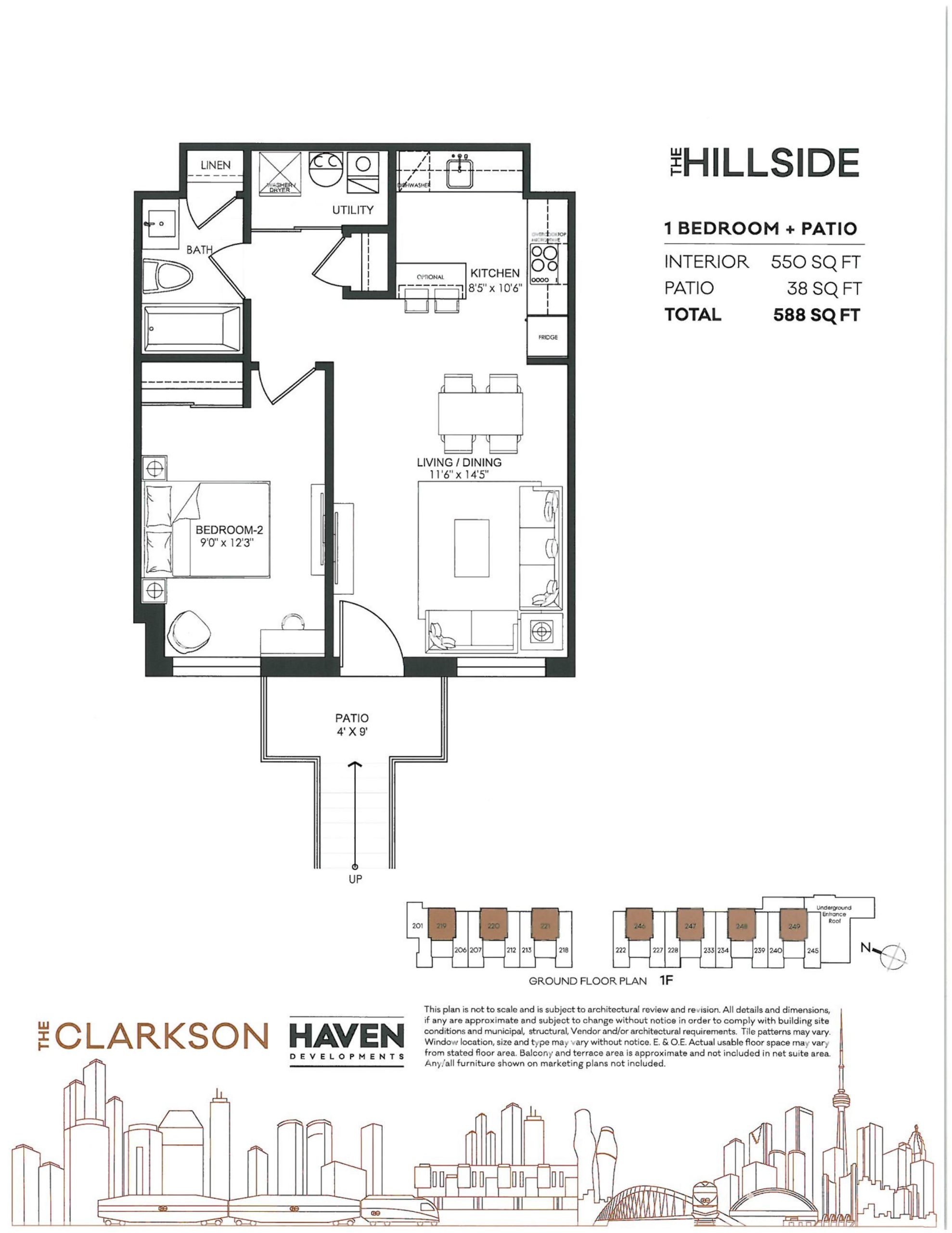 The Hillside floor plan