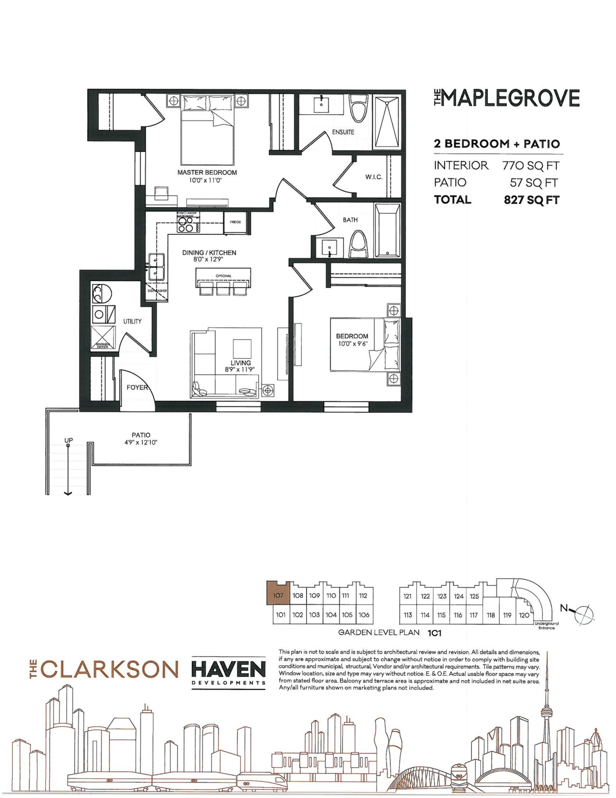 The Maplegrove floor plan