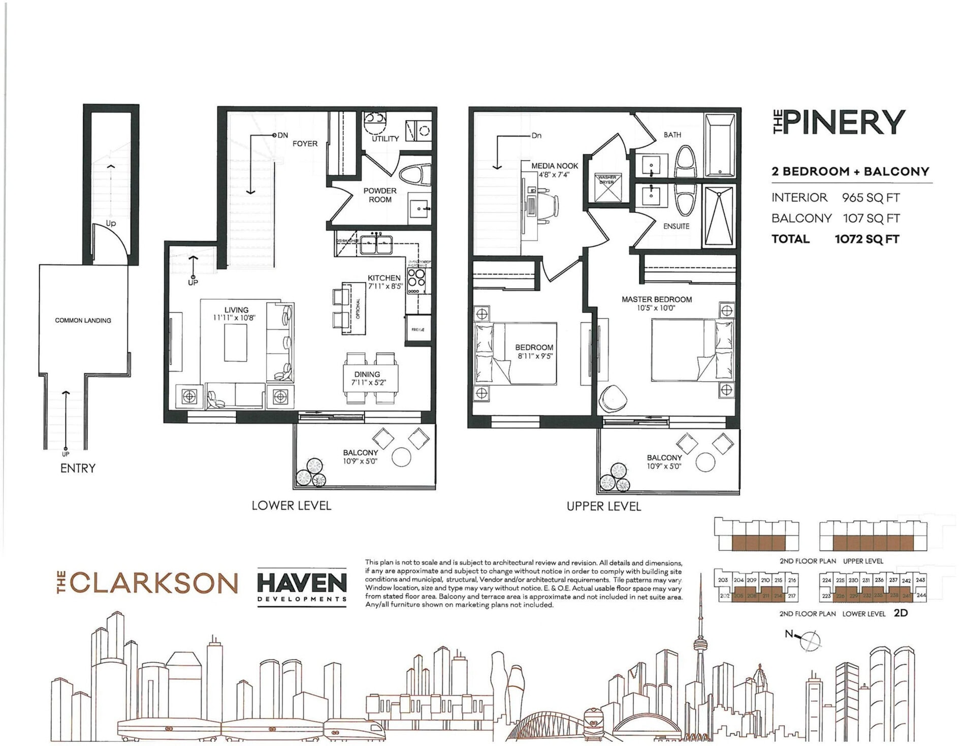The Pinery floor plan
