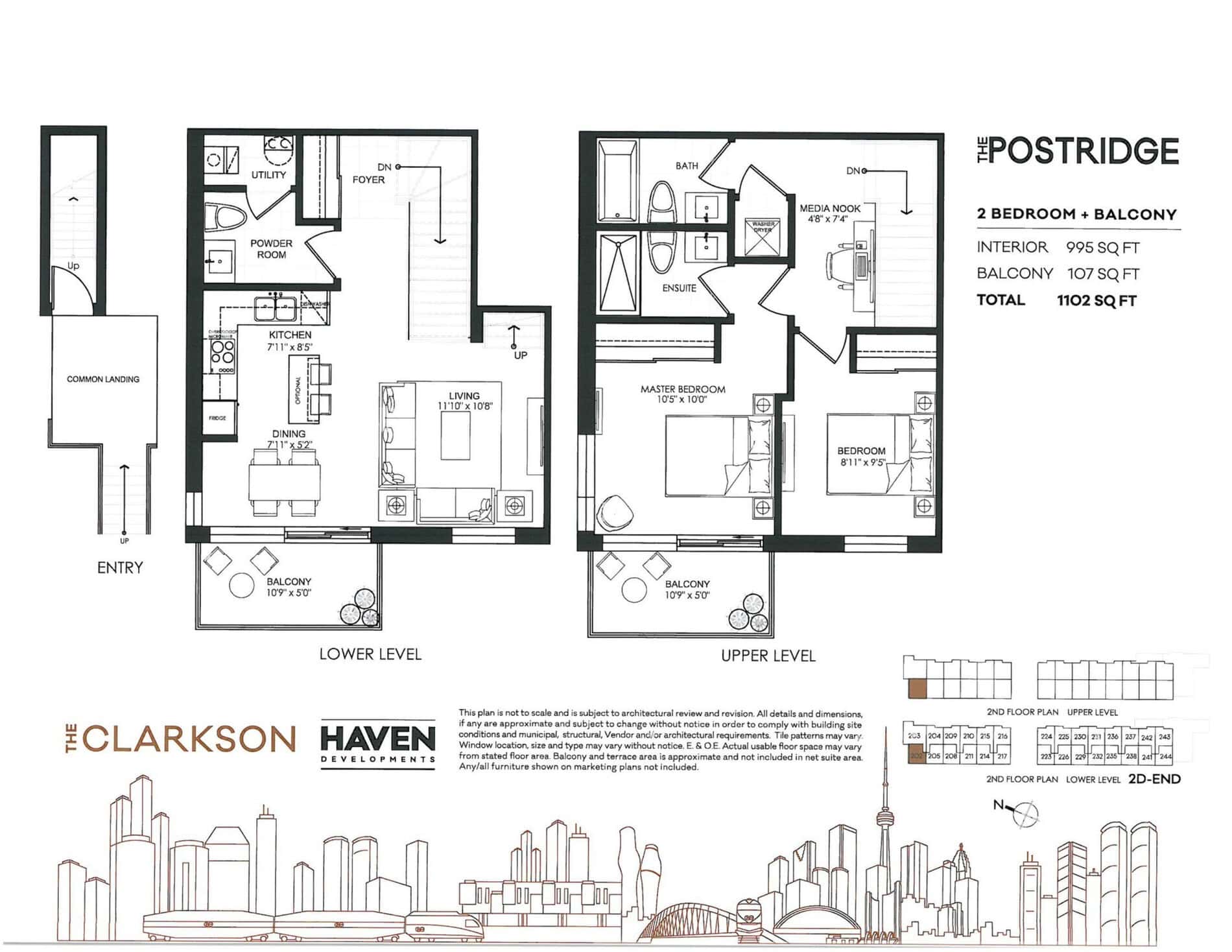 The Postridge floor plan