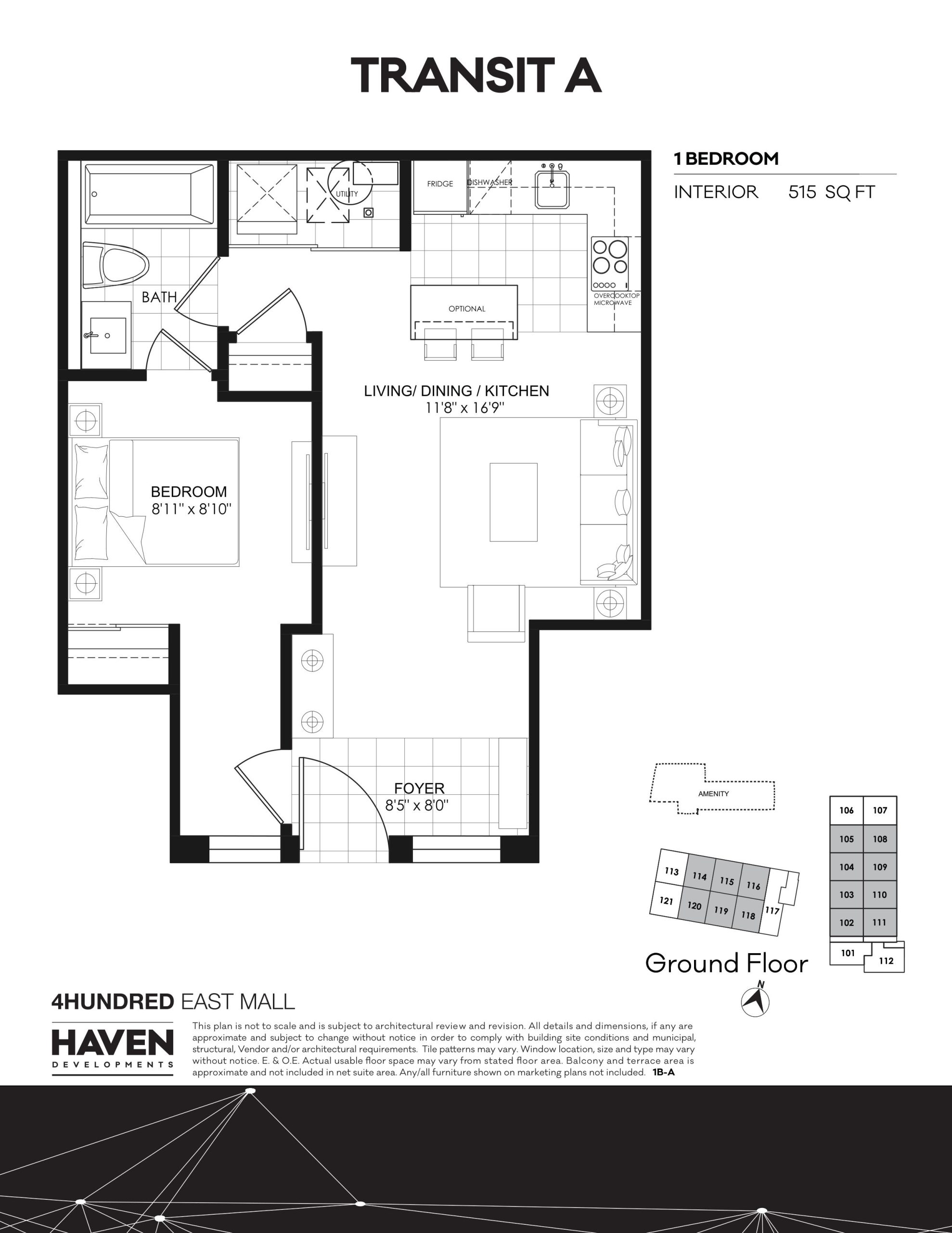 Transit A floor plan