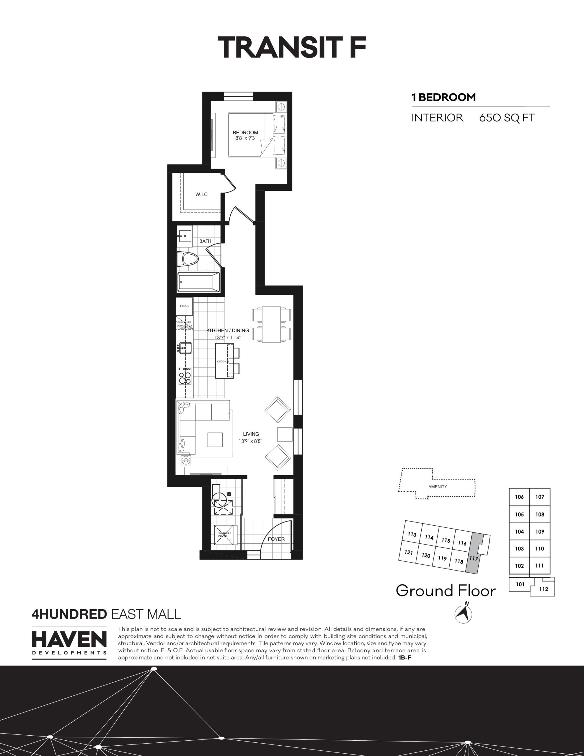 Transit F floor plan