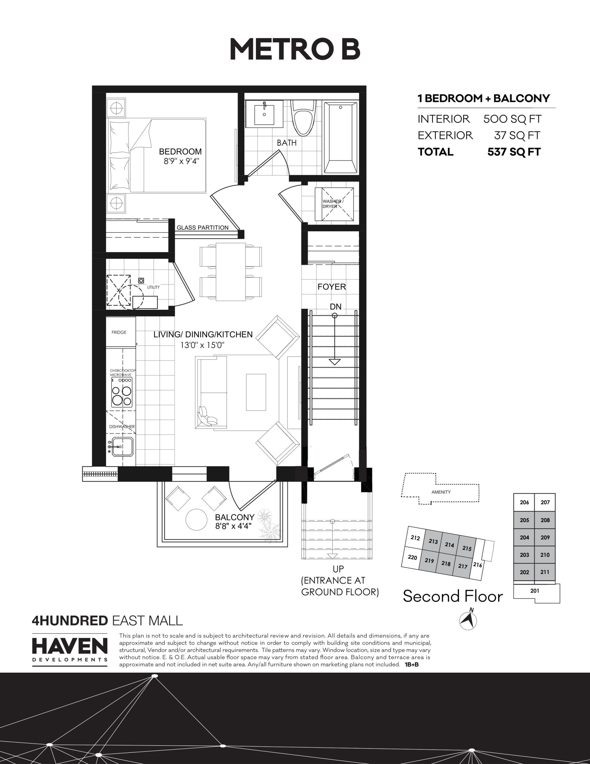 Metro B floor plan