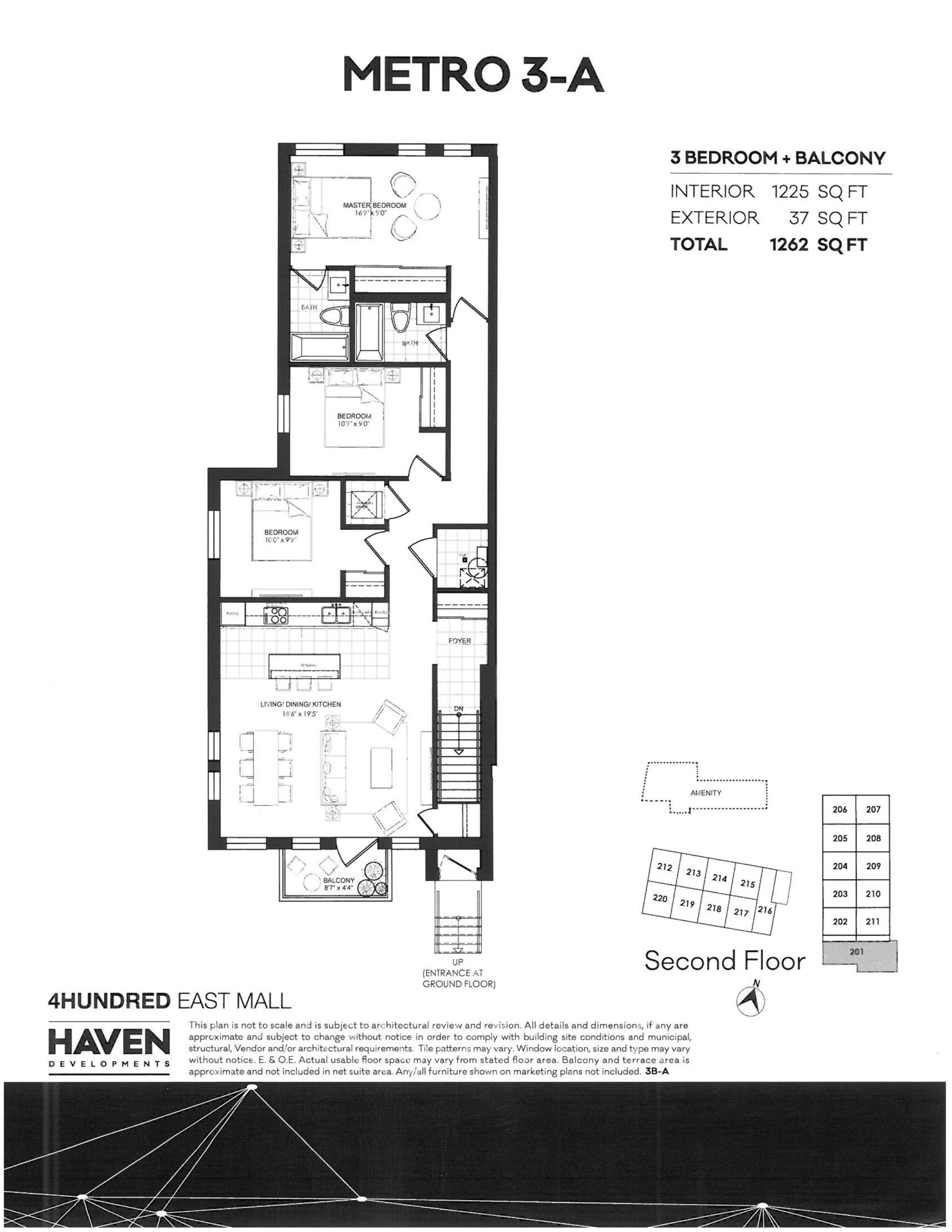 Metro 3-A floor plan