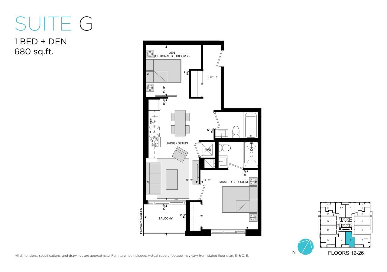 Suite G floor plan