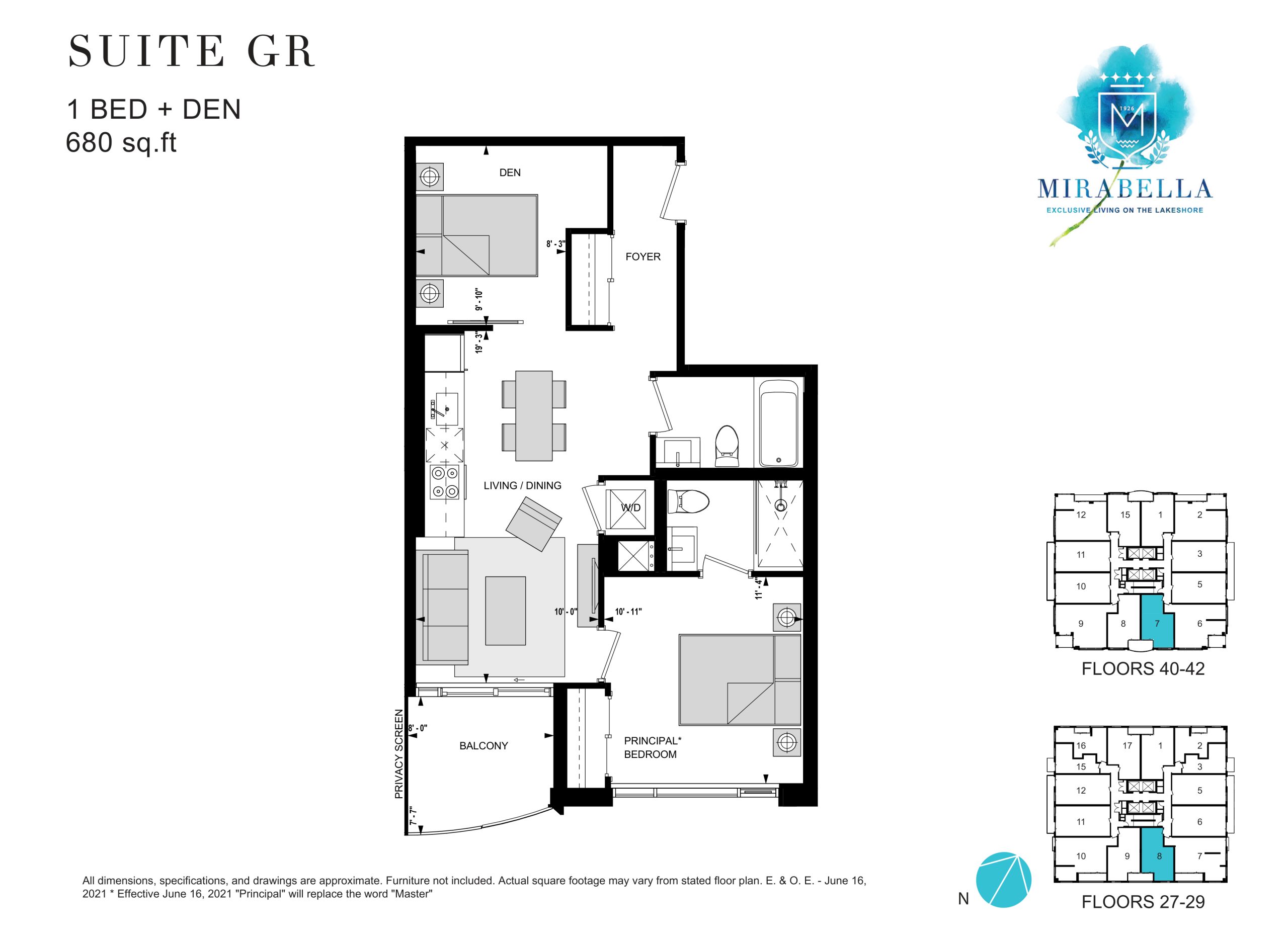 Suite GR floor plan