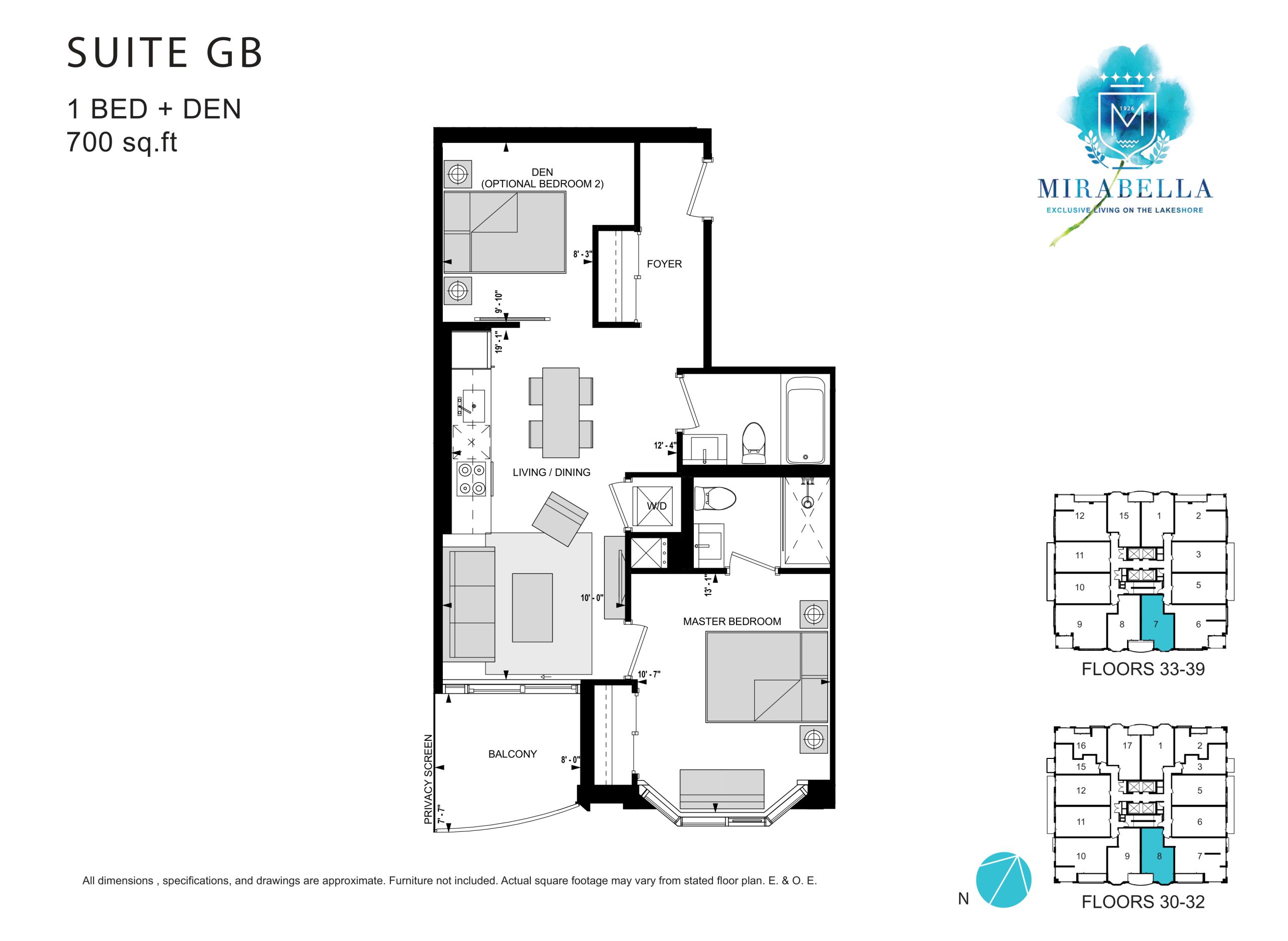 Suite GB floor plan