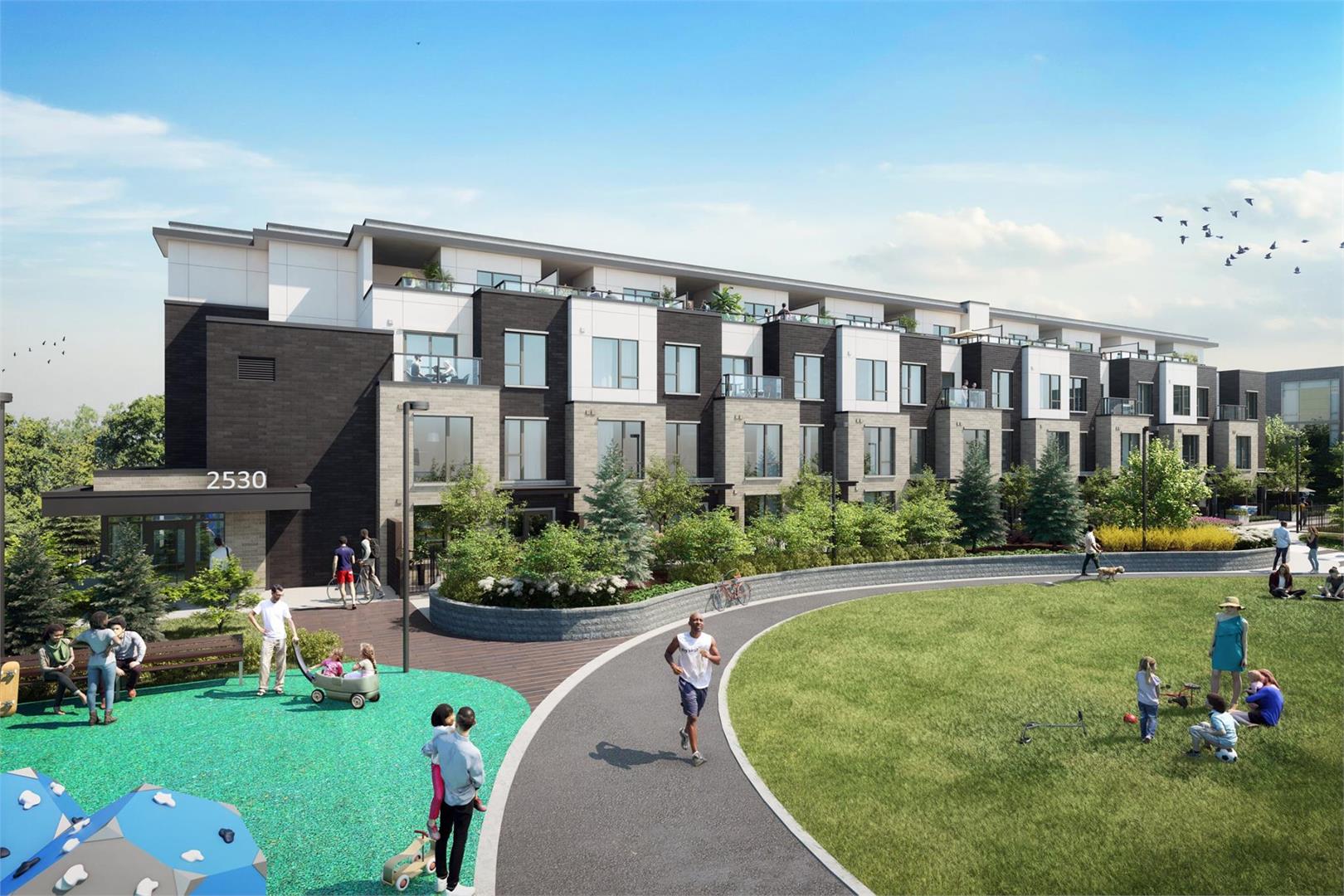 Parc Towns at Daniels Erin Mills in Mississauga — rendering 1