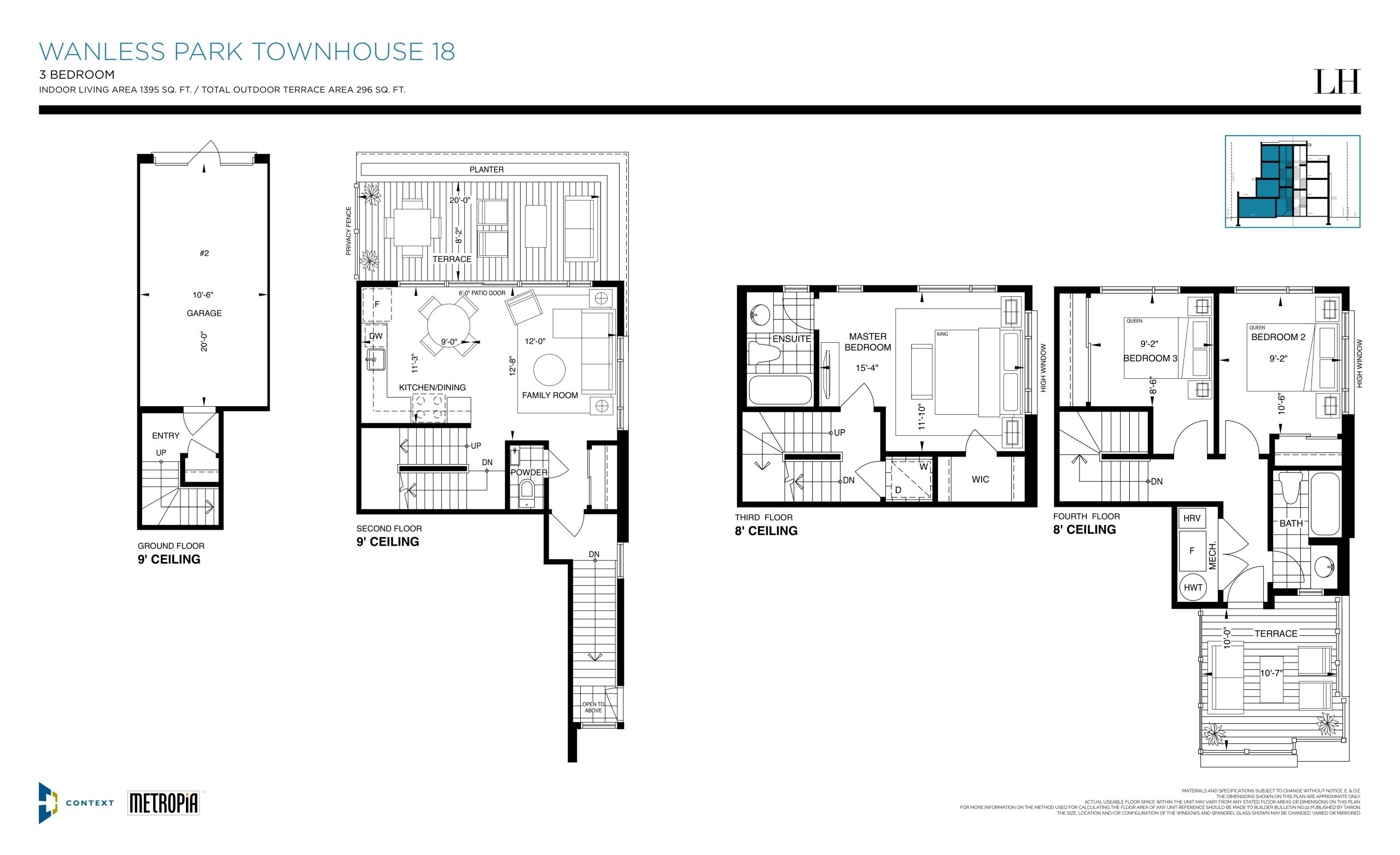 Wanless Park TH 18 floor plan