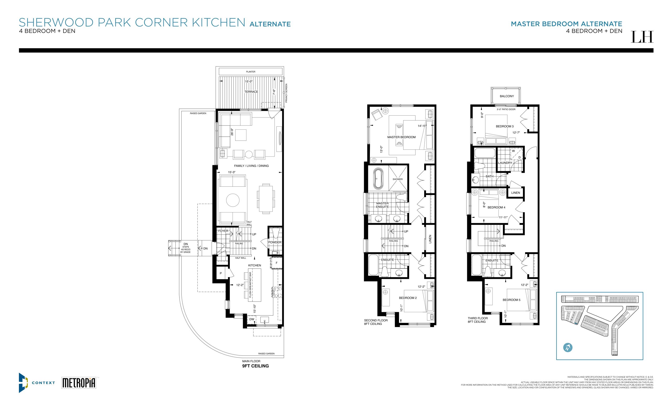 Sherwood Park Corner (Kitchen Alternate) floor plan