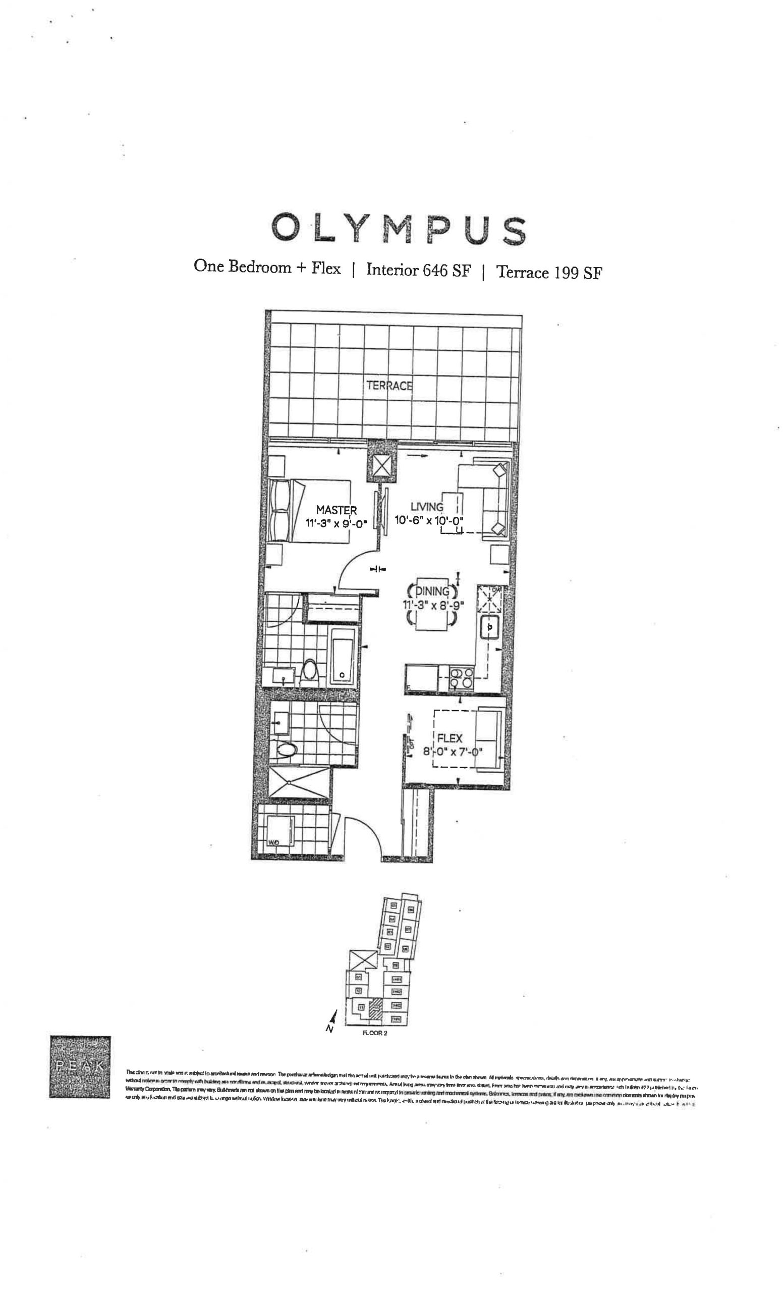 Olympus floor plan