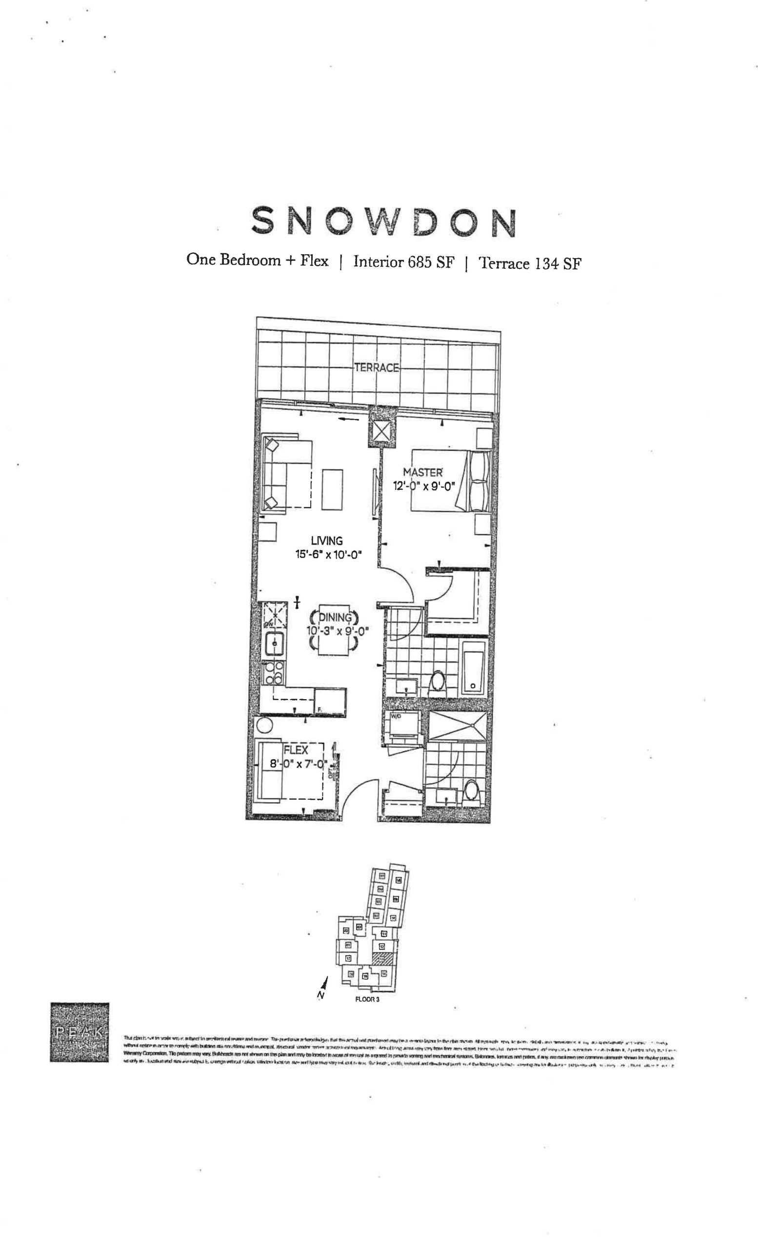 Snowdon floor plan