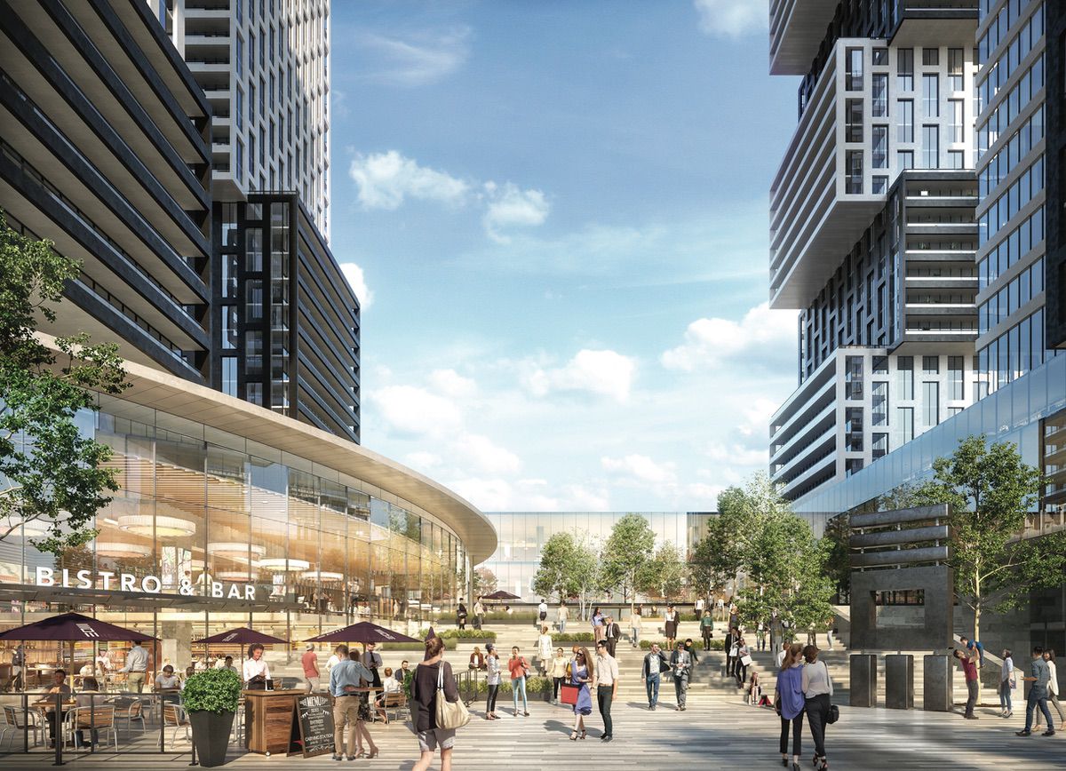 Exchange District in Mississauga — rendering 3